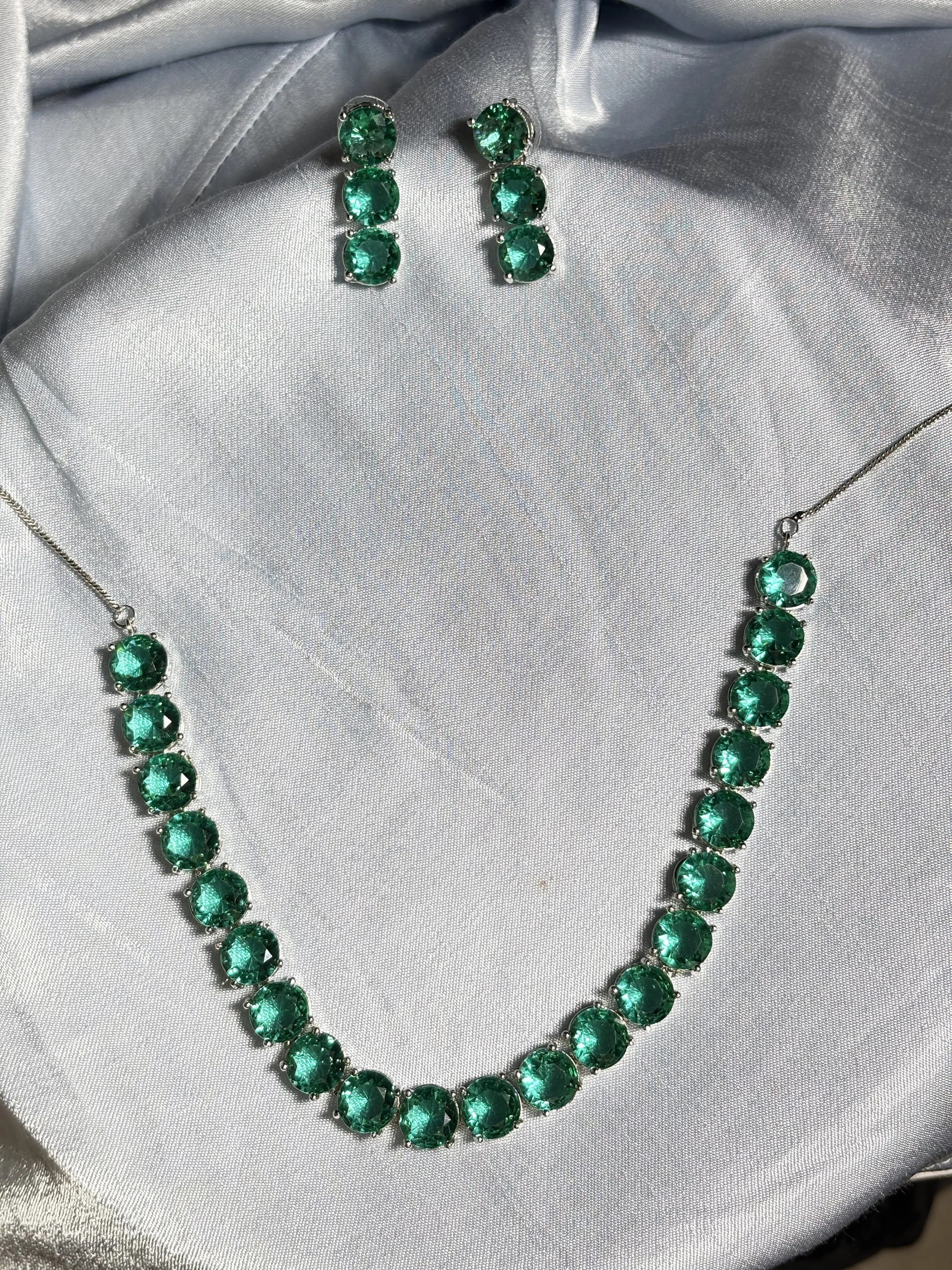 Aquamarine Aura Choker