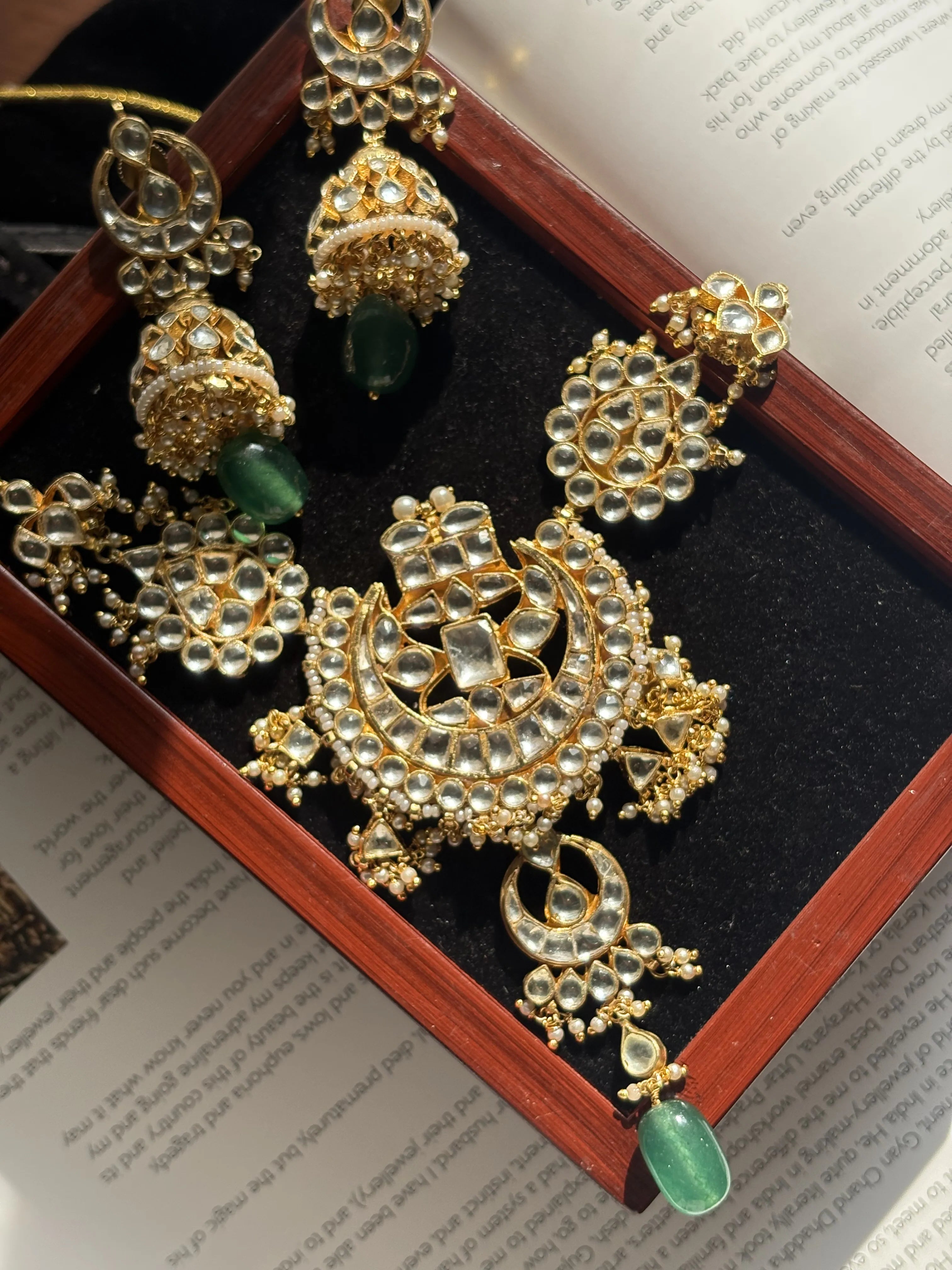 22k gold plated Zewar-e-Ruh Raani Haar