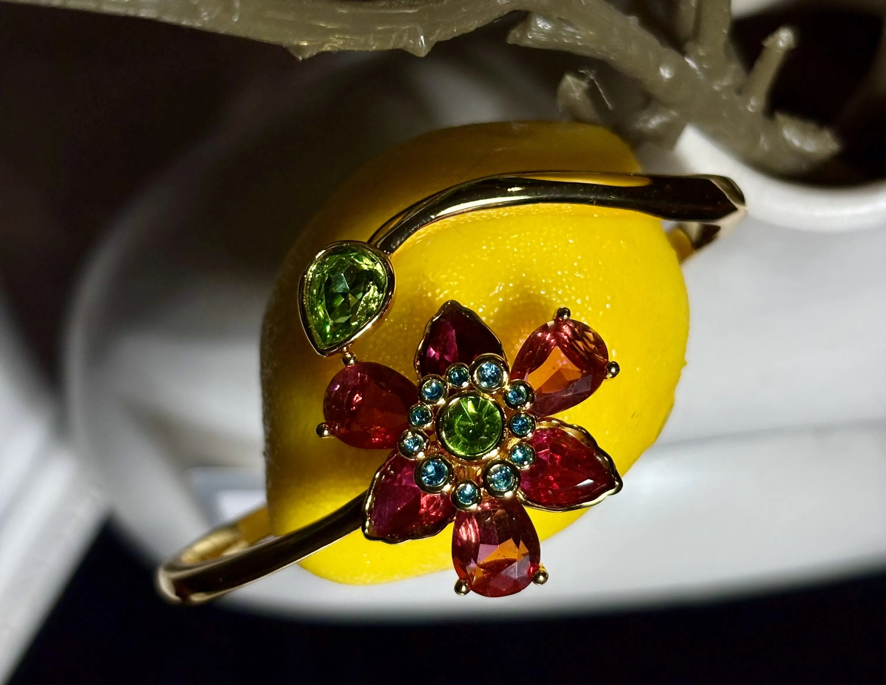 Elin Royale Gem Cuff Bracelet