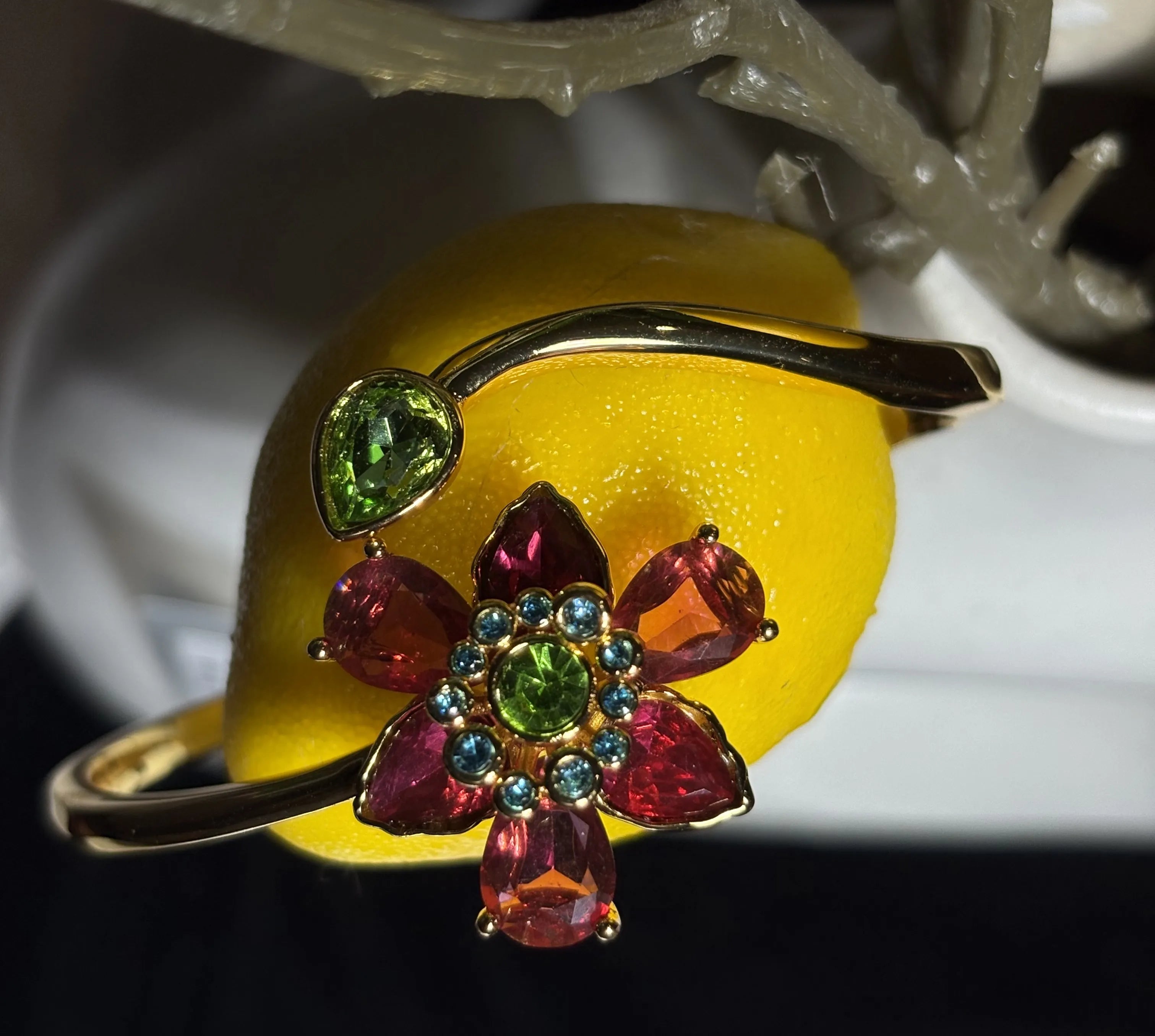 Elin Royale Gem Cuff Bracelet