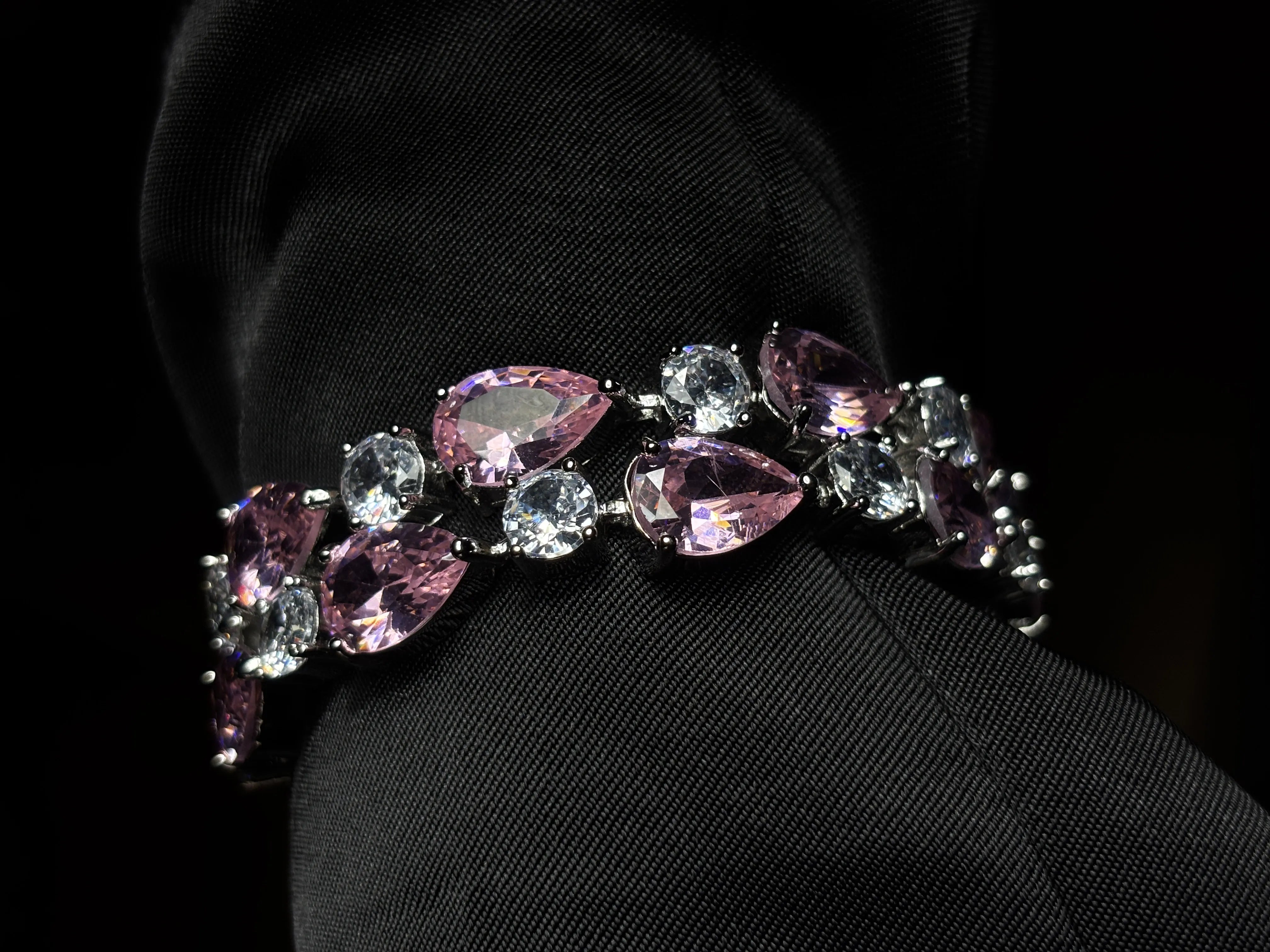 Pink Sapphire Bloom Bracelet
