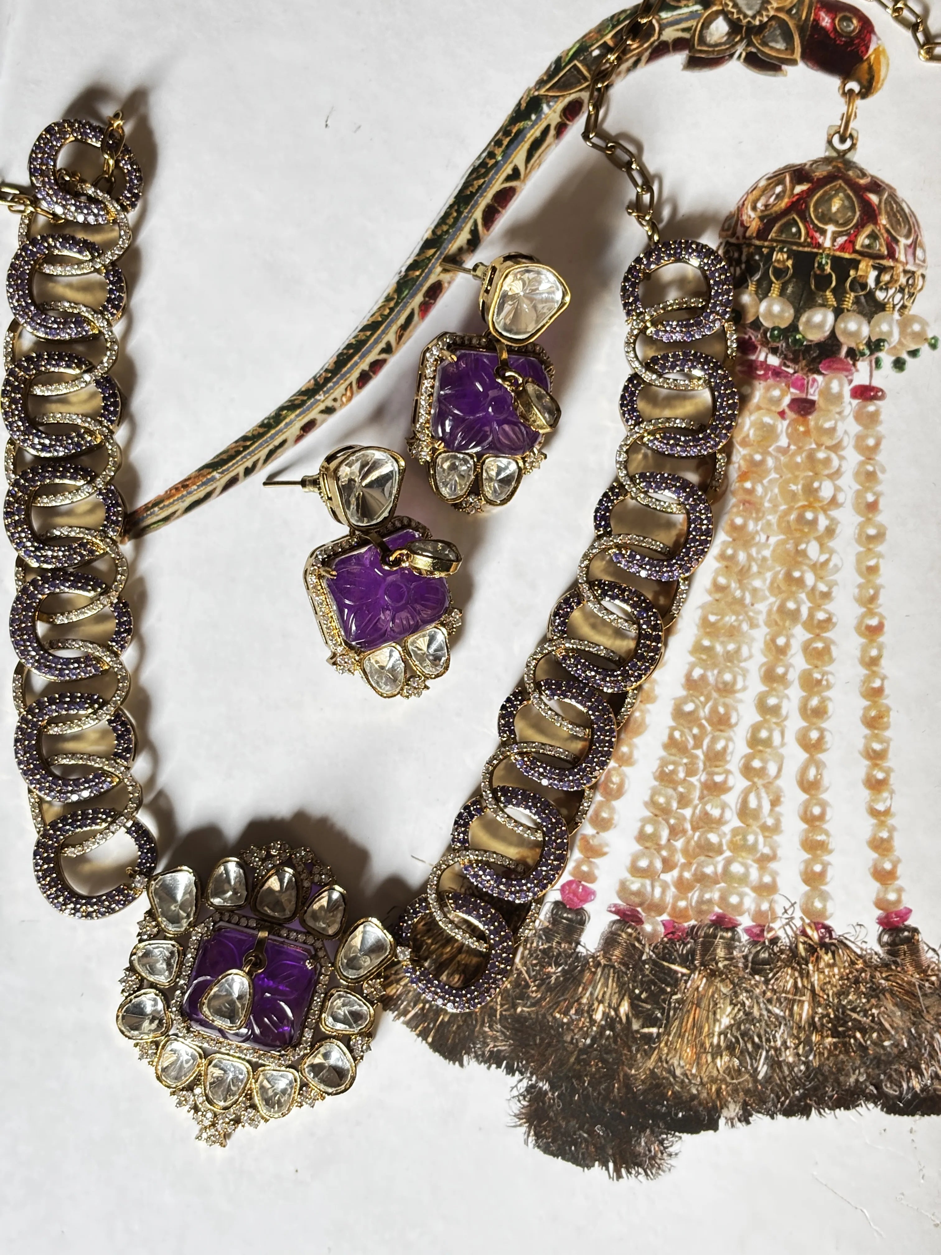 Isola Lavender Choker Set