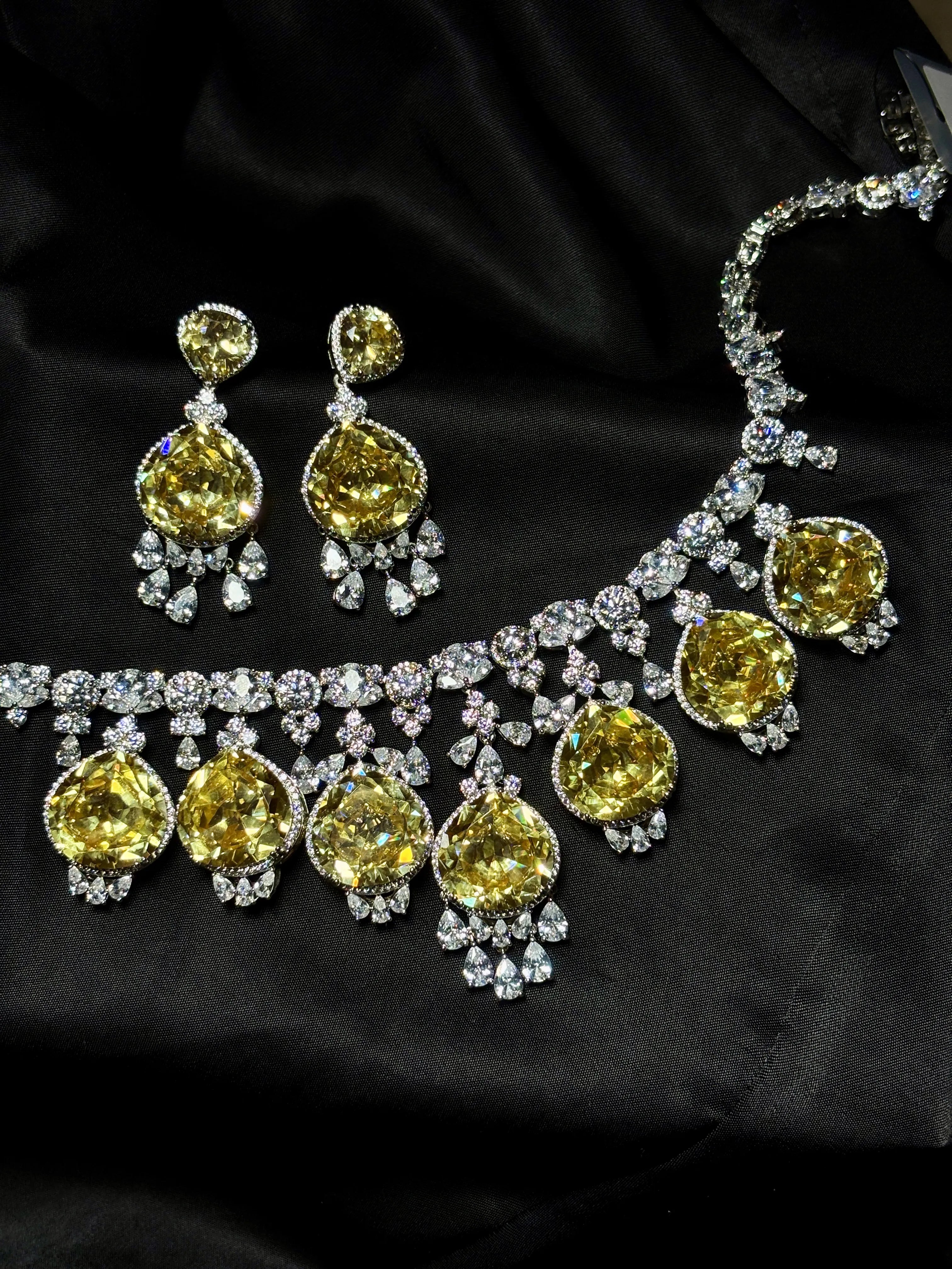 Aurora Golden Flame Citrine Necklace