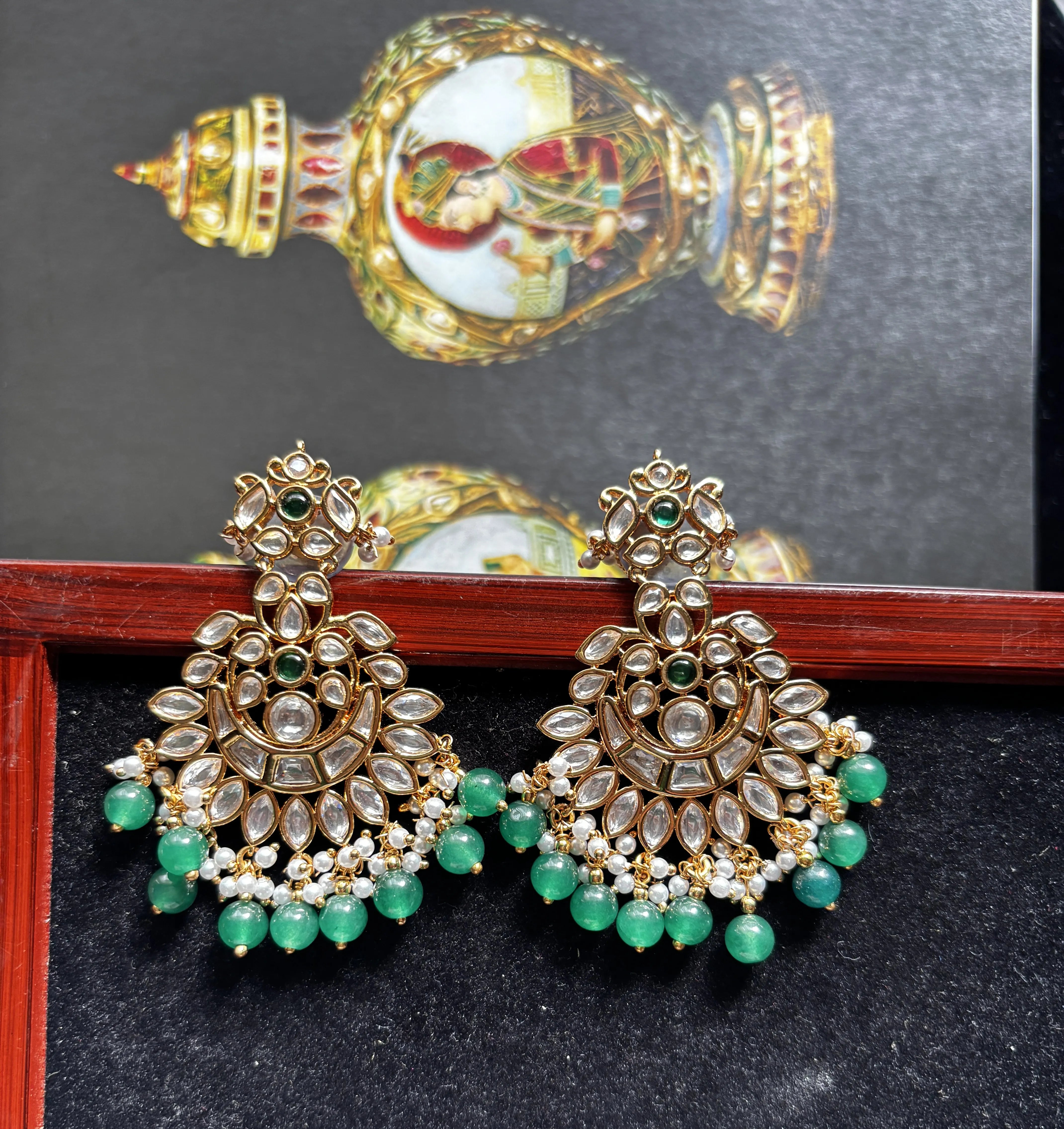 Moonveil Kundan Earrings