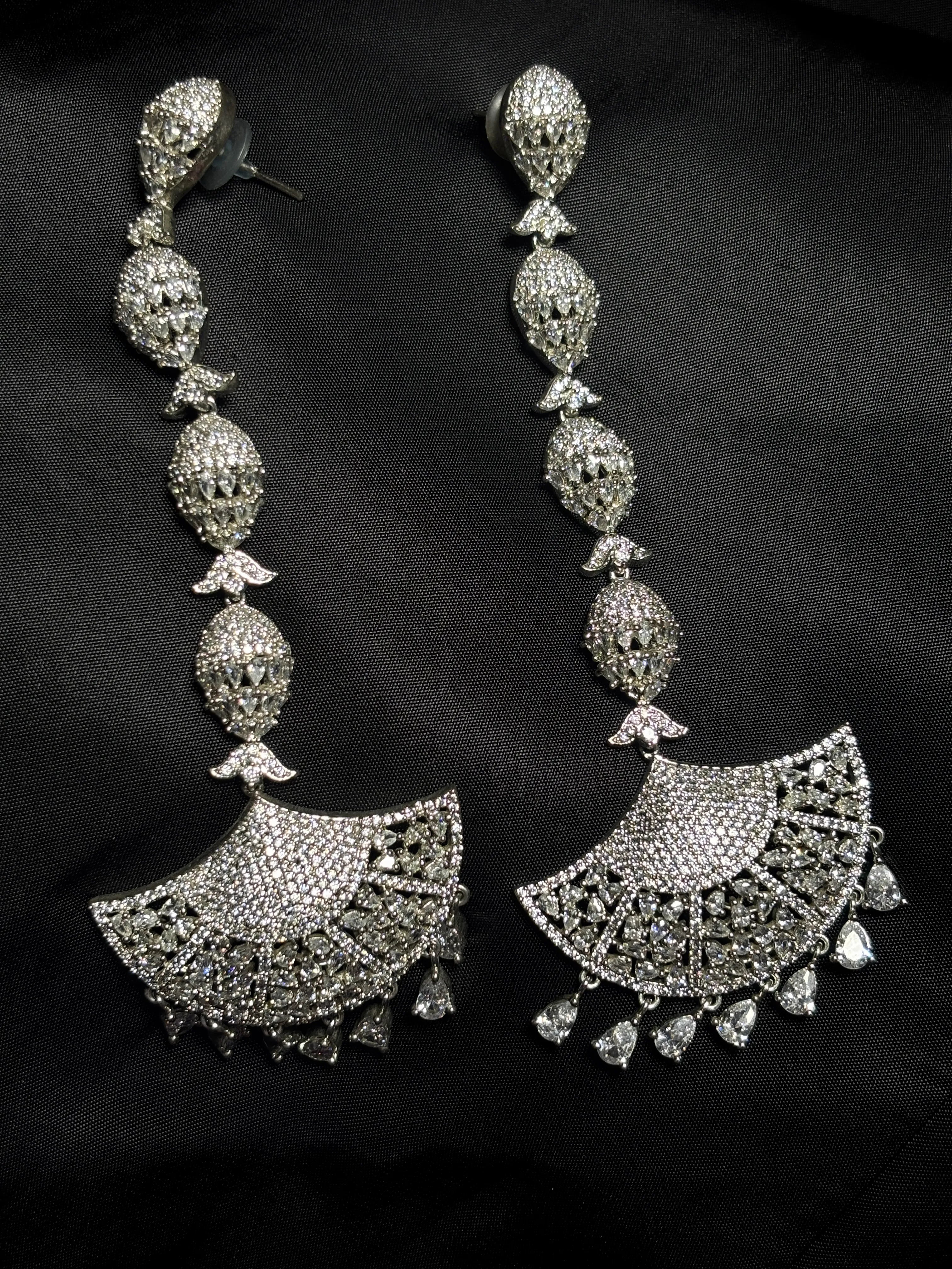 Diamond Cascade Danglers