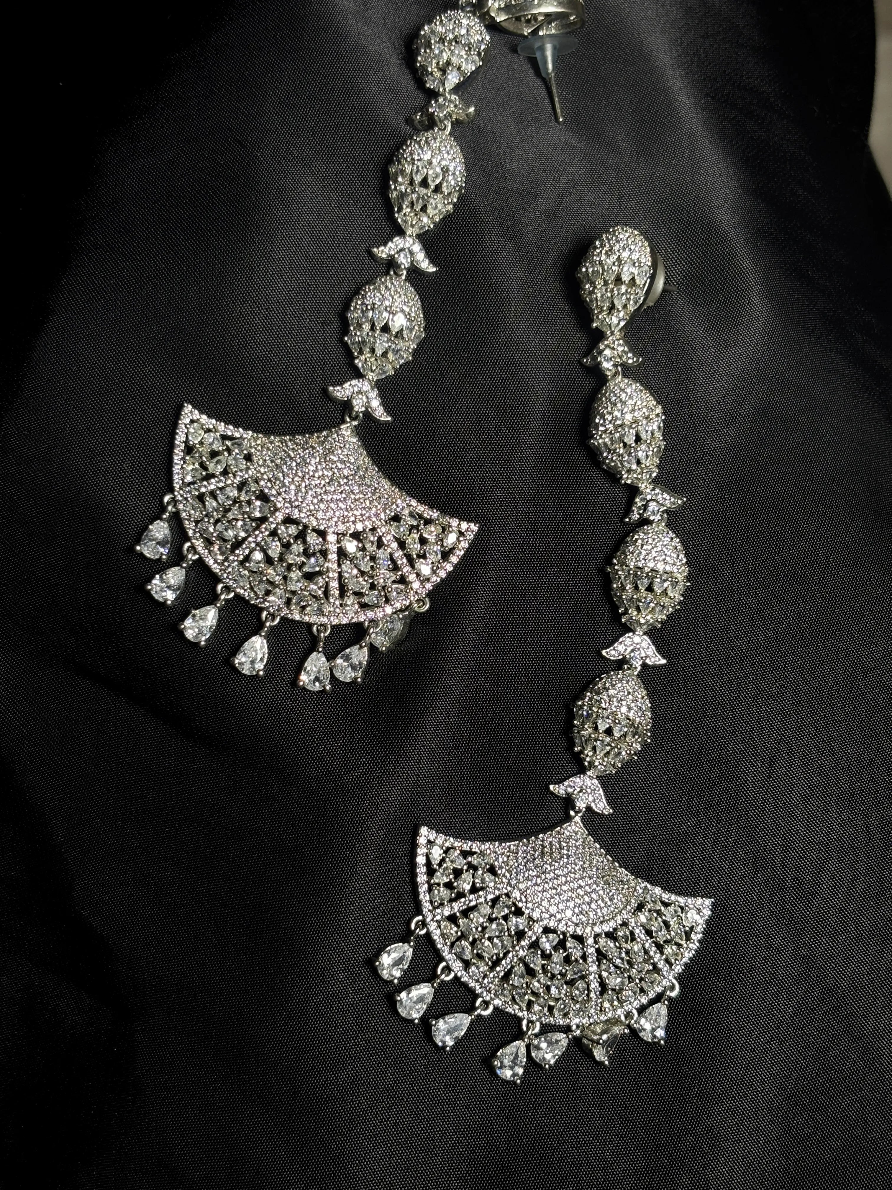 Diamond Cascade Danglers