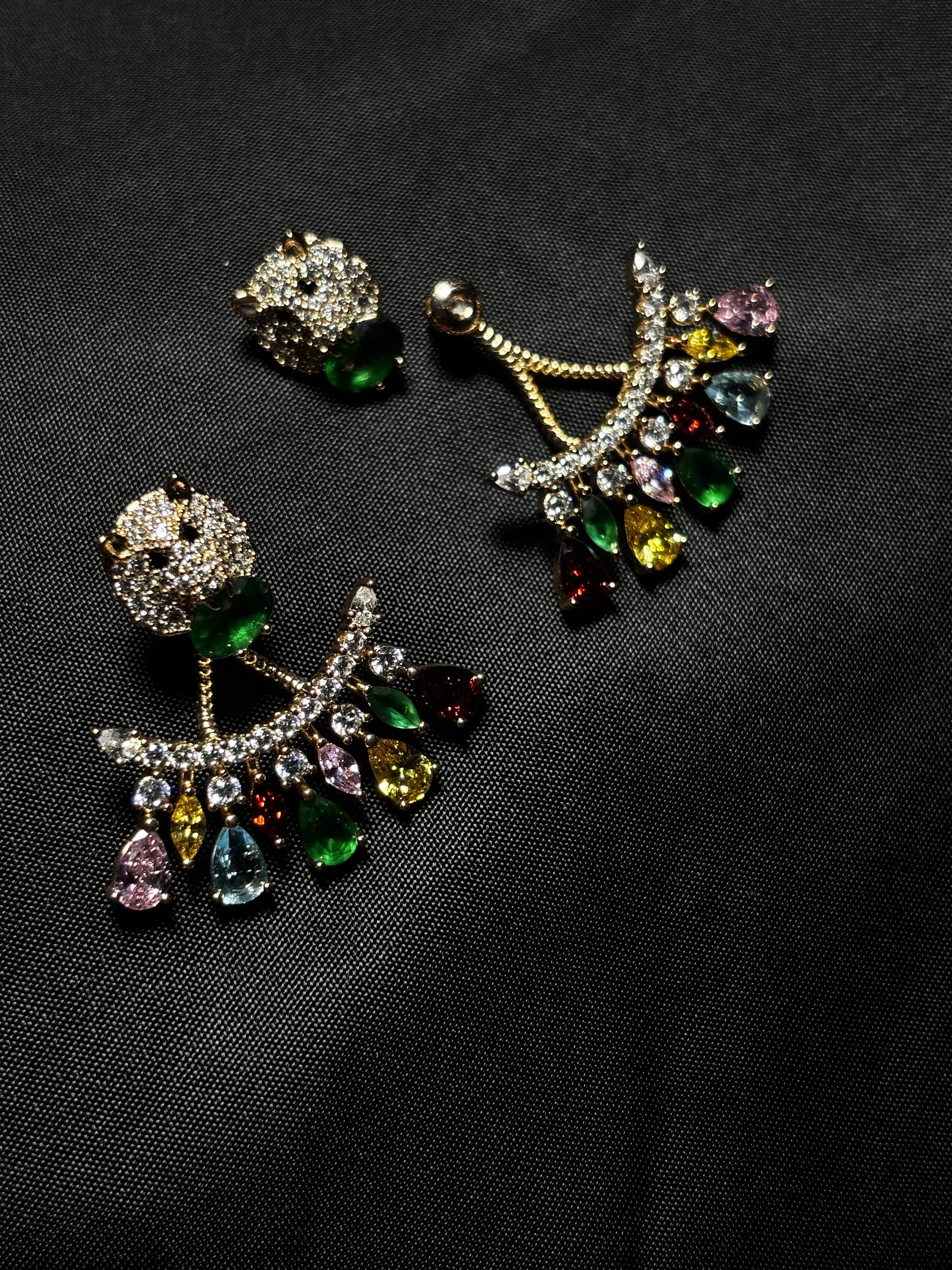 Rainbow Tigress Studs