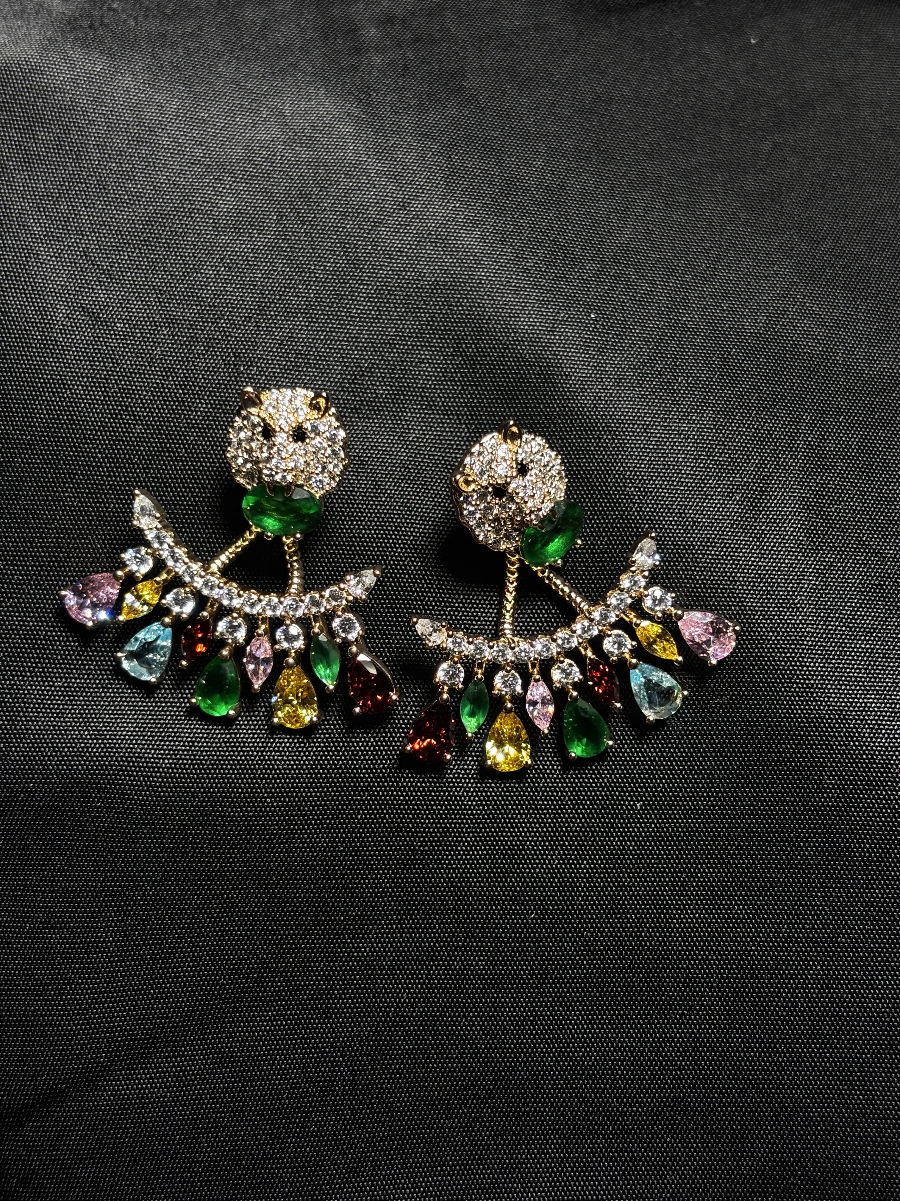 Rainbow Tigress Studs