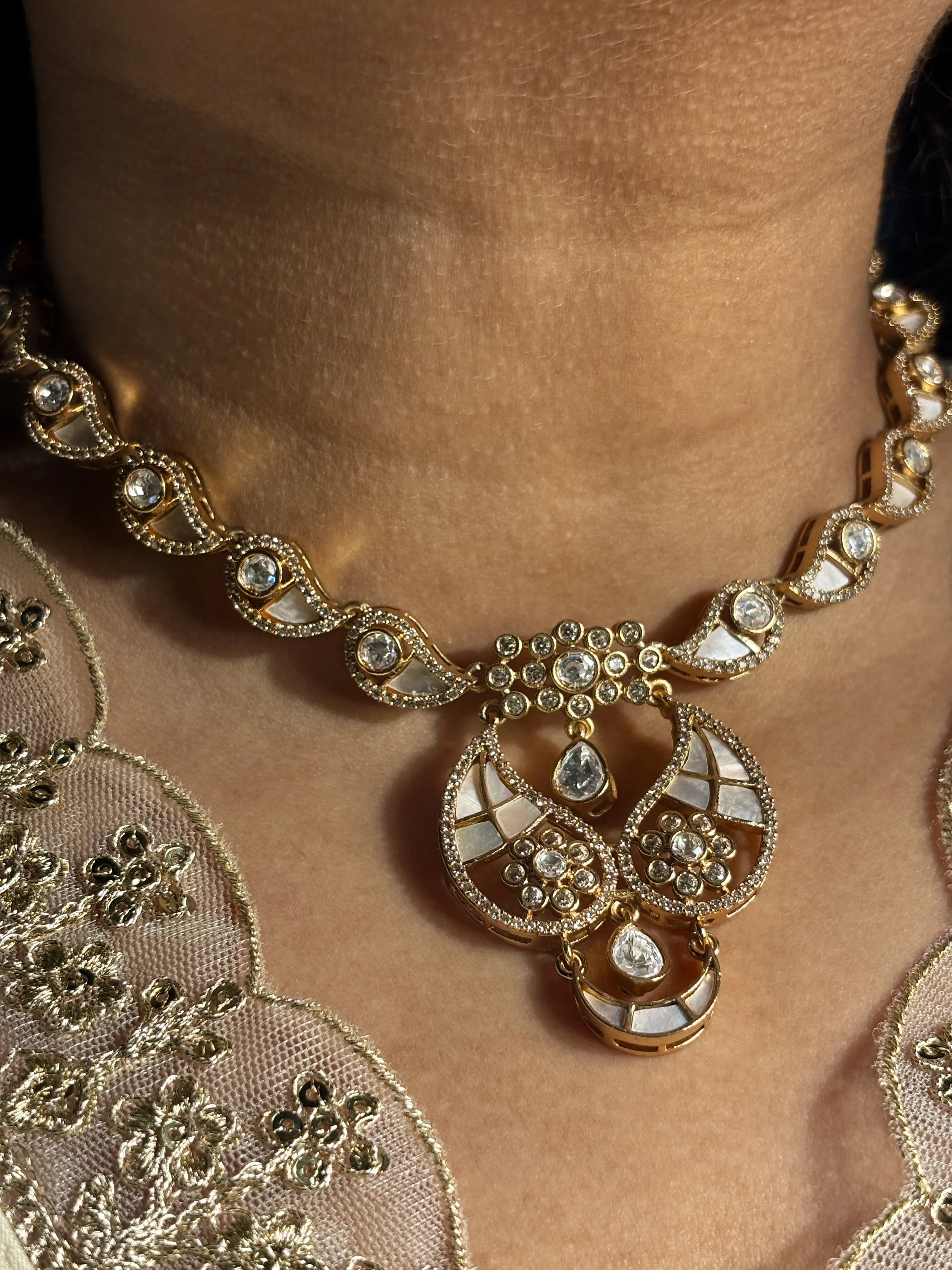 Amara White Necklace
