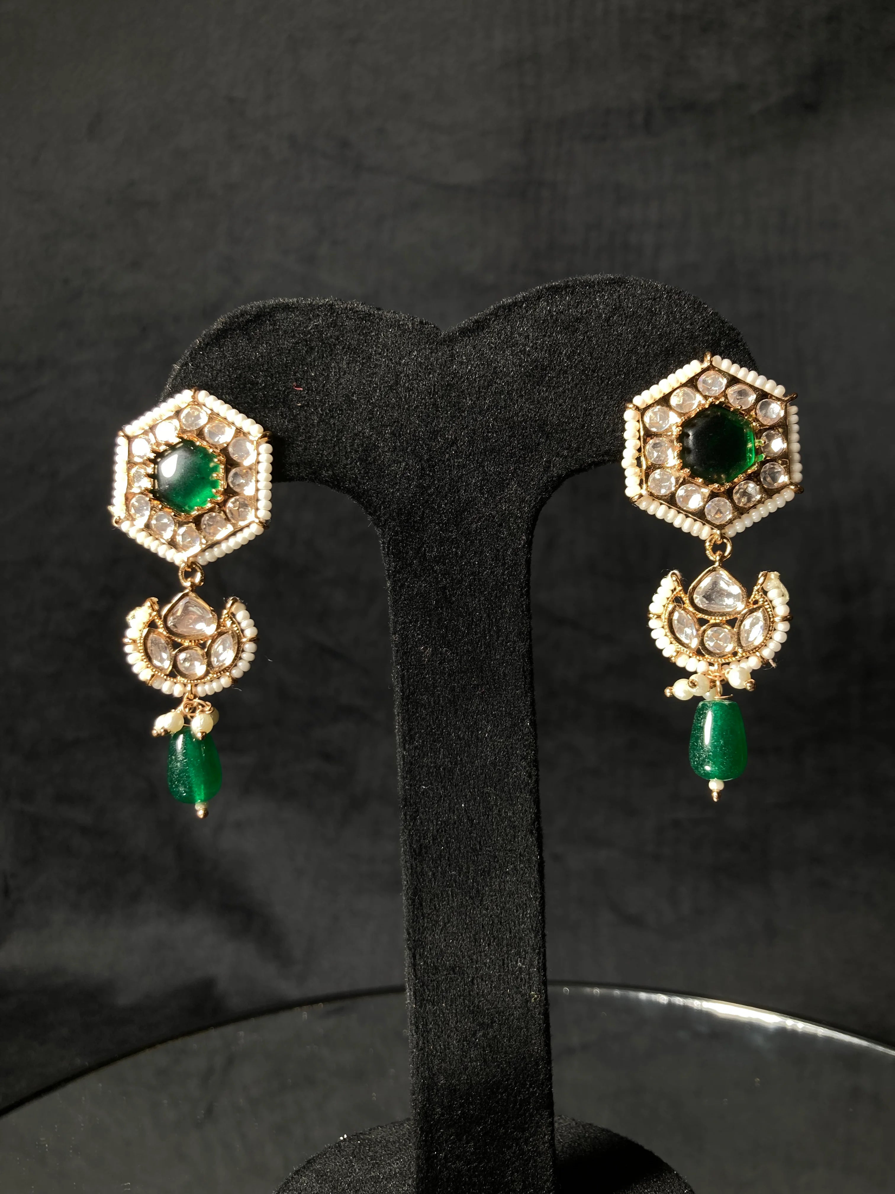 Ruhi Green Kundan Choker