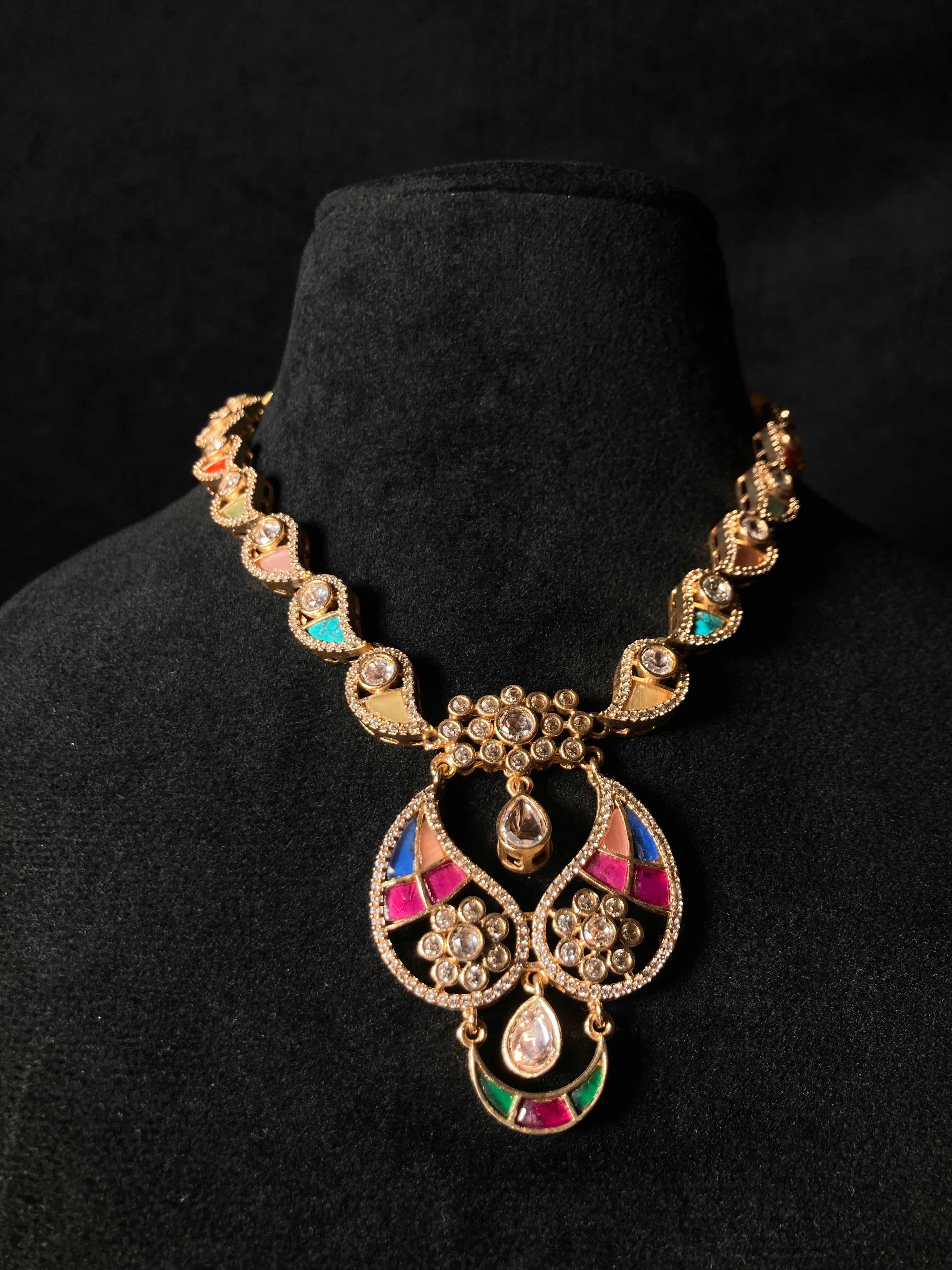 Amara Semi Precious Stones Necklace