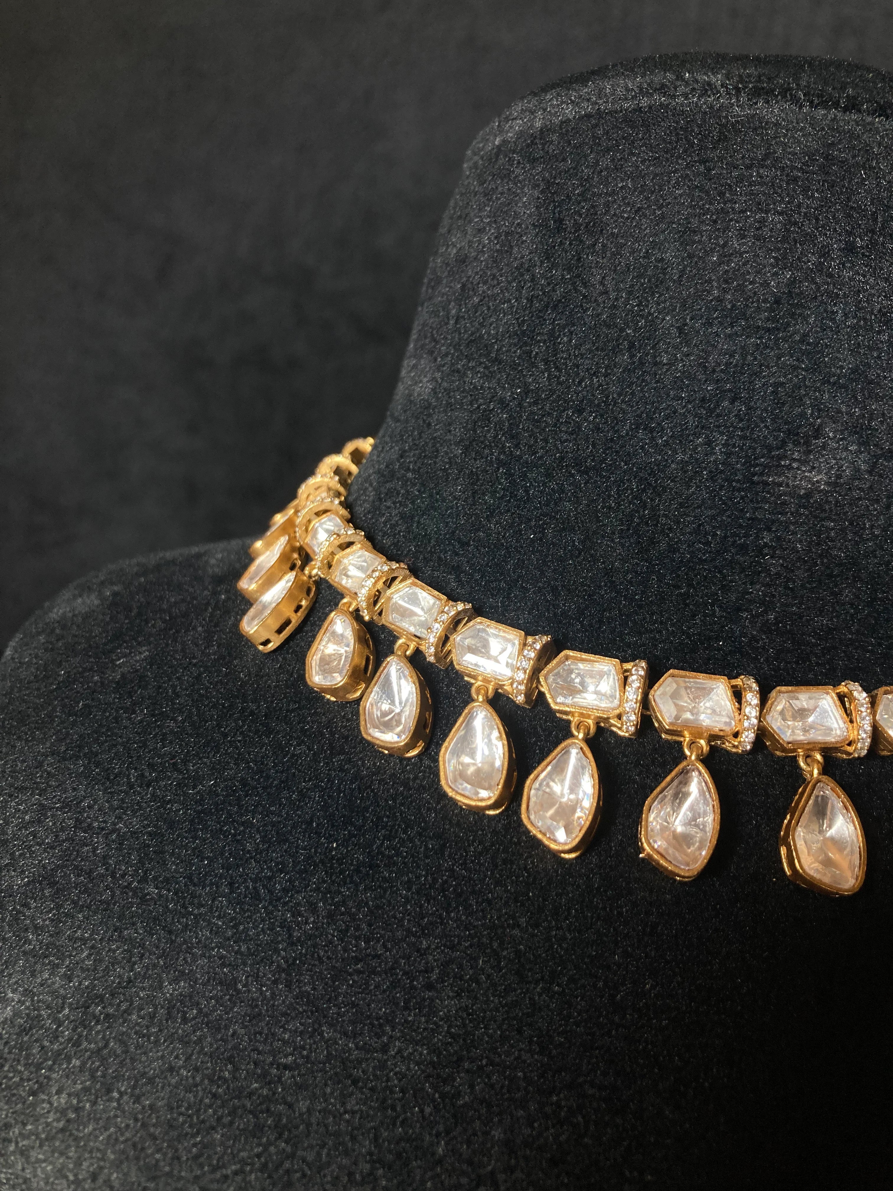 Sutra Moissanite Necklace Set