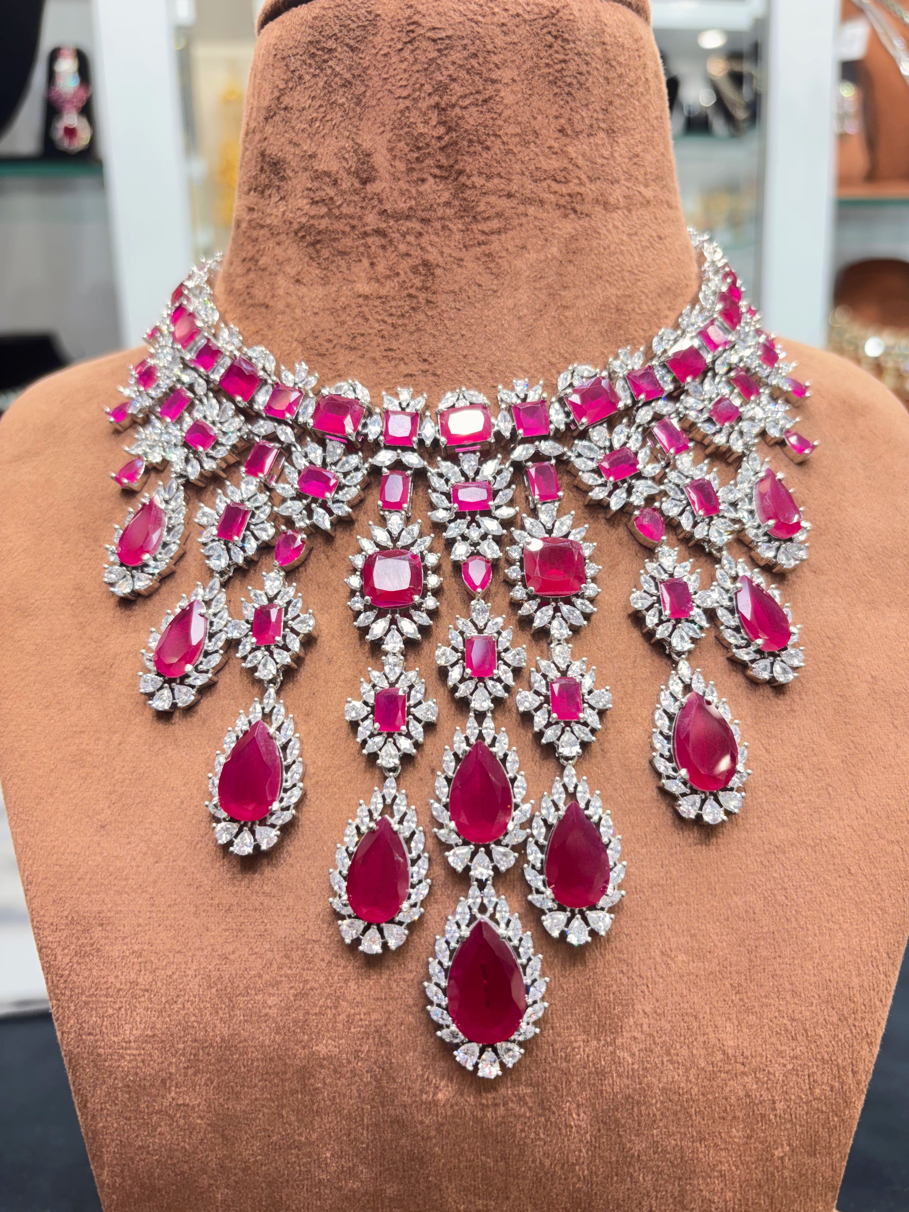 Royale Bloom Ruby Necklace