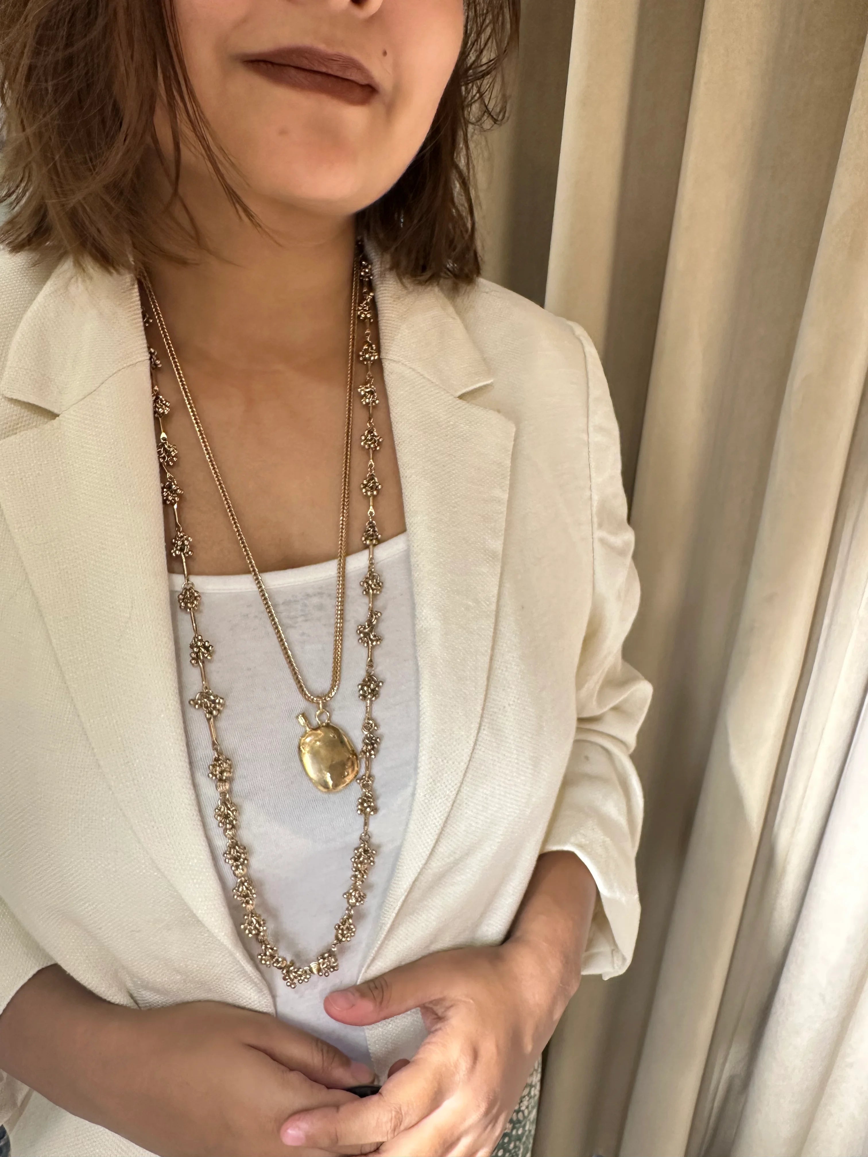 Midas Layered Charm Necklace