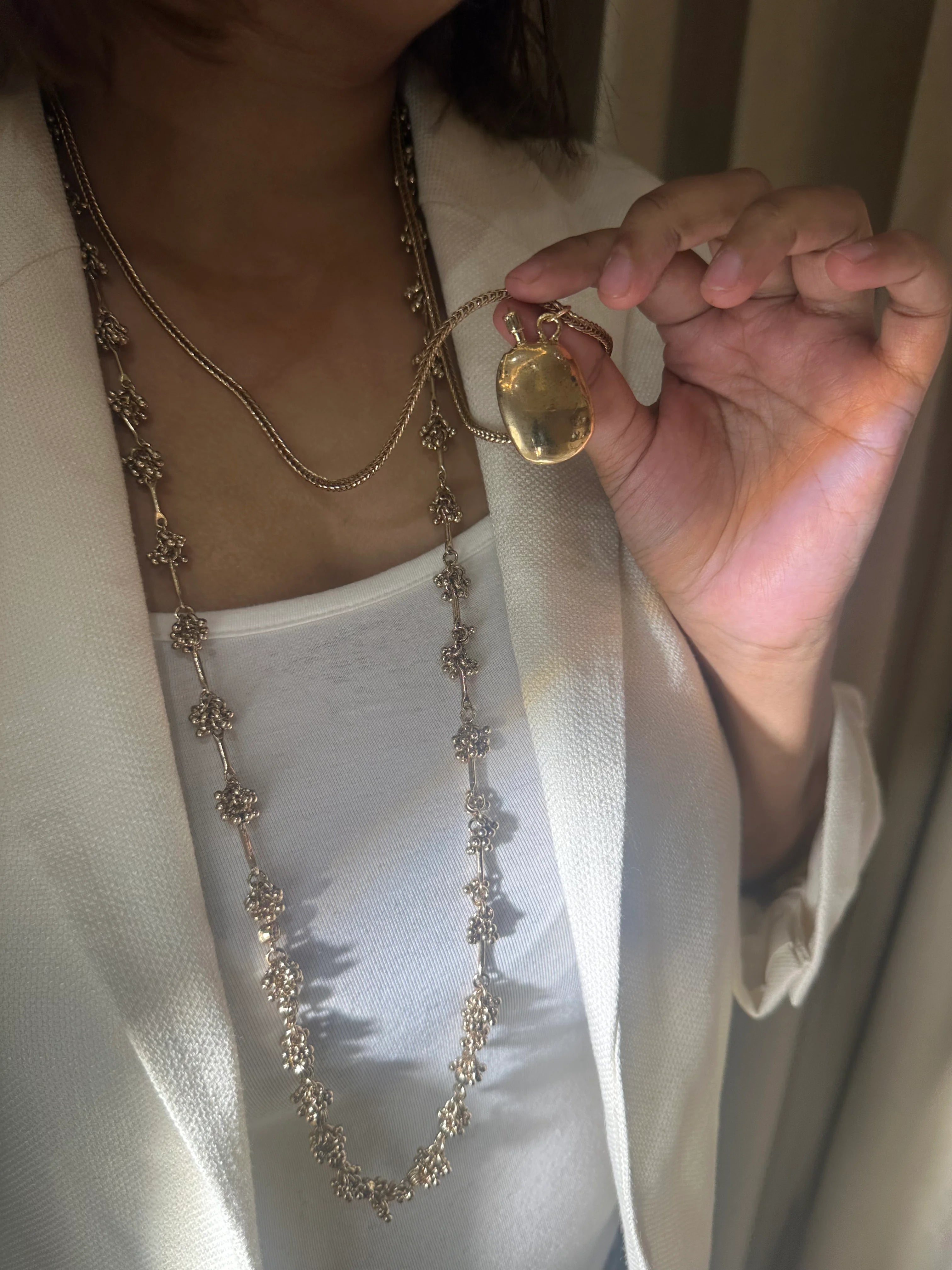 Midas Layered Charm Necklace