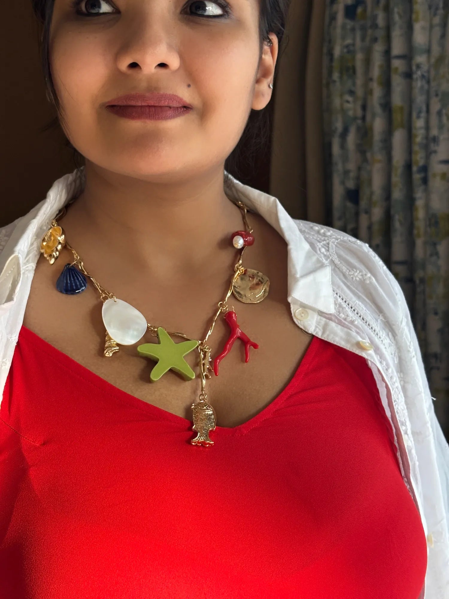 Ocean Whimsy Charm Necklace