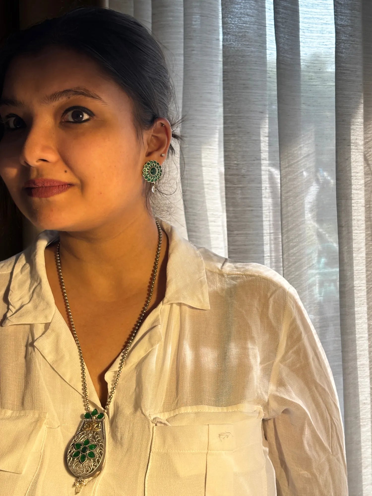 Ziya E Raat Pendant Set