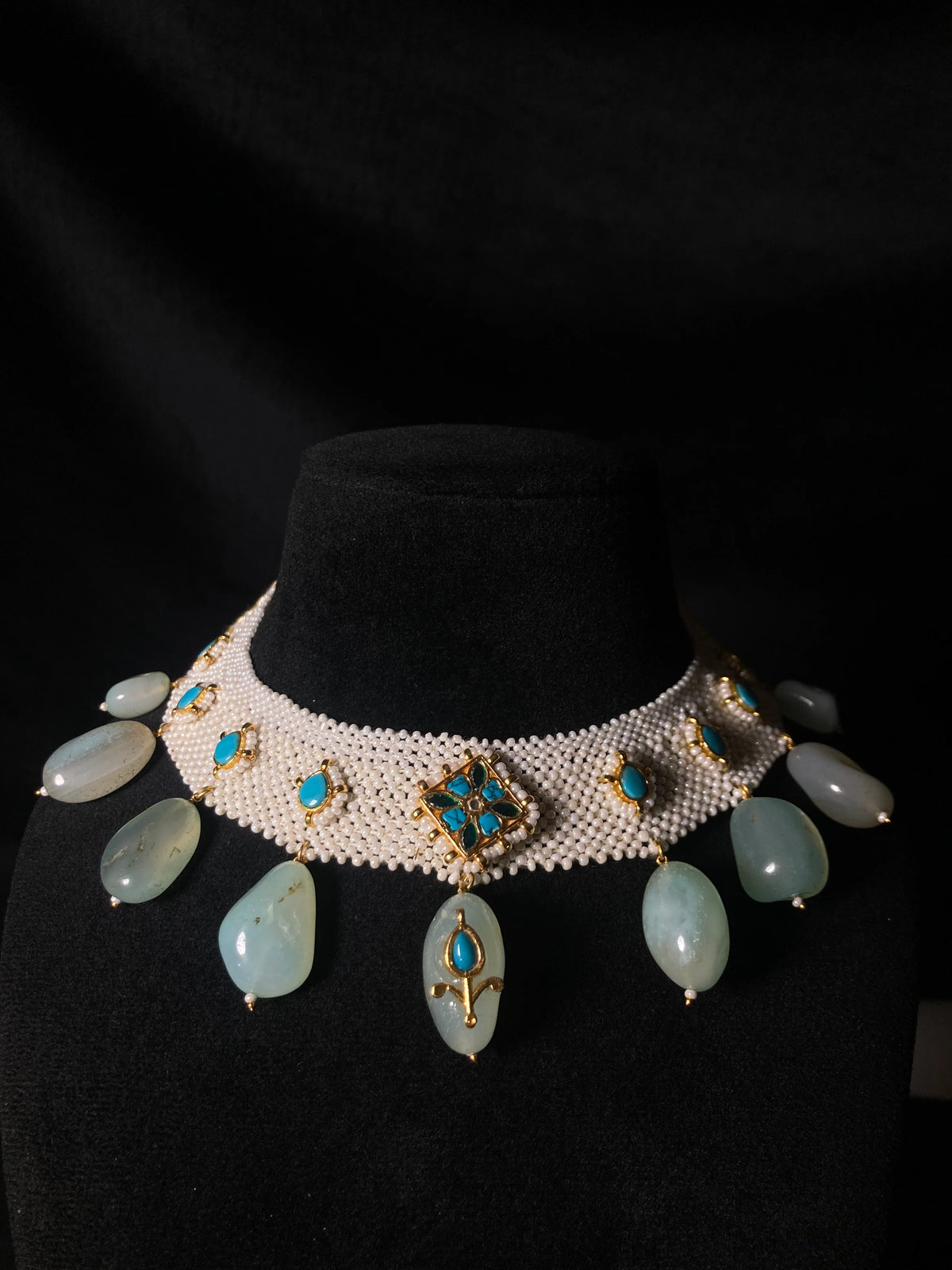 Neelam Jaal Necklace