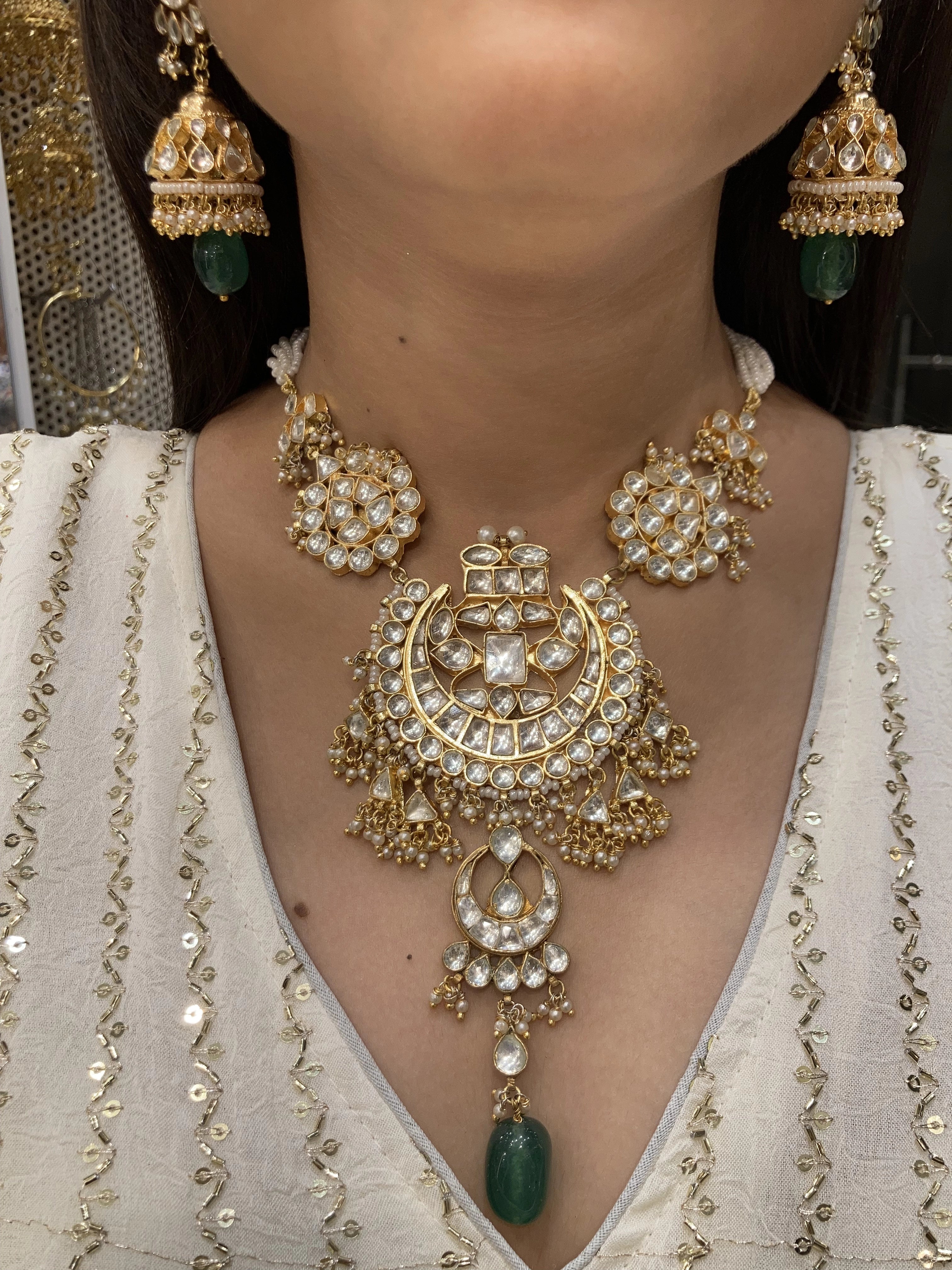 22k gold plated Zewar-e-Ruh Raani Haar