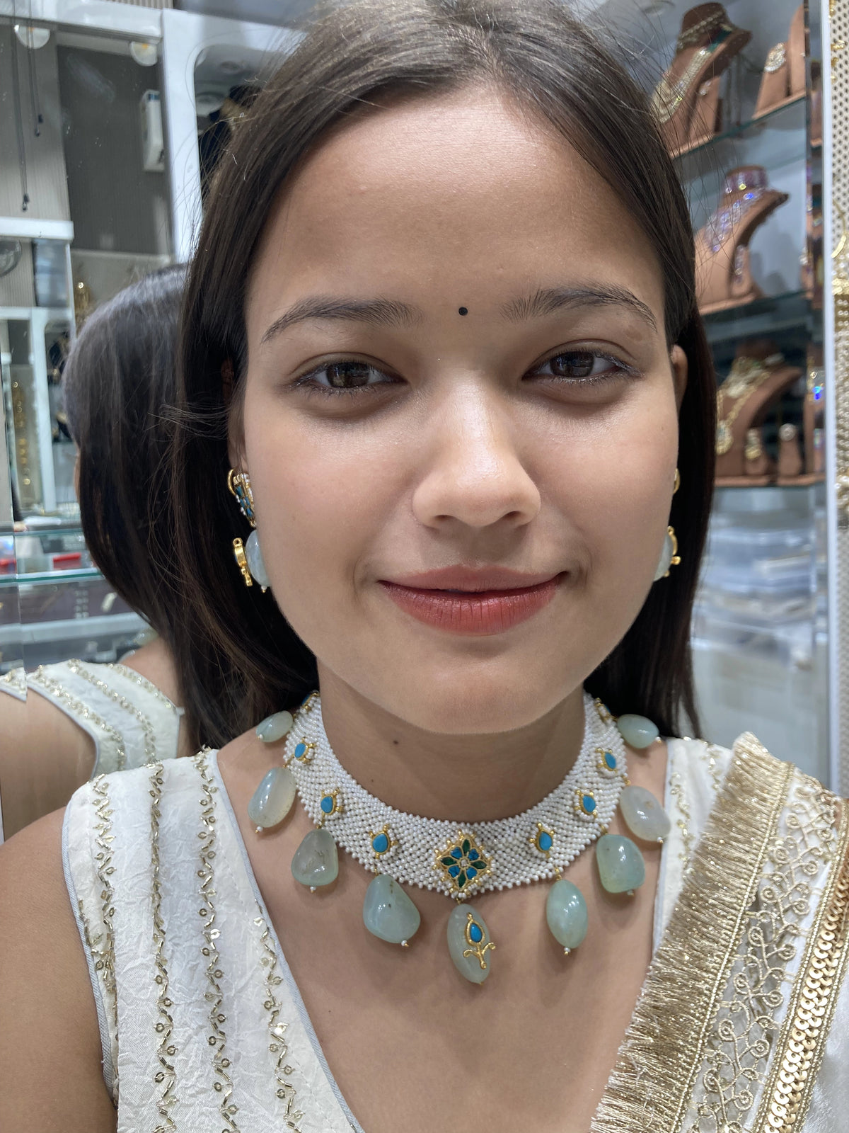 Neelam Jaal Necklace
