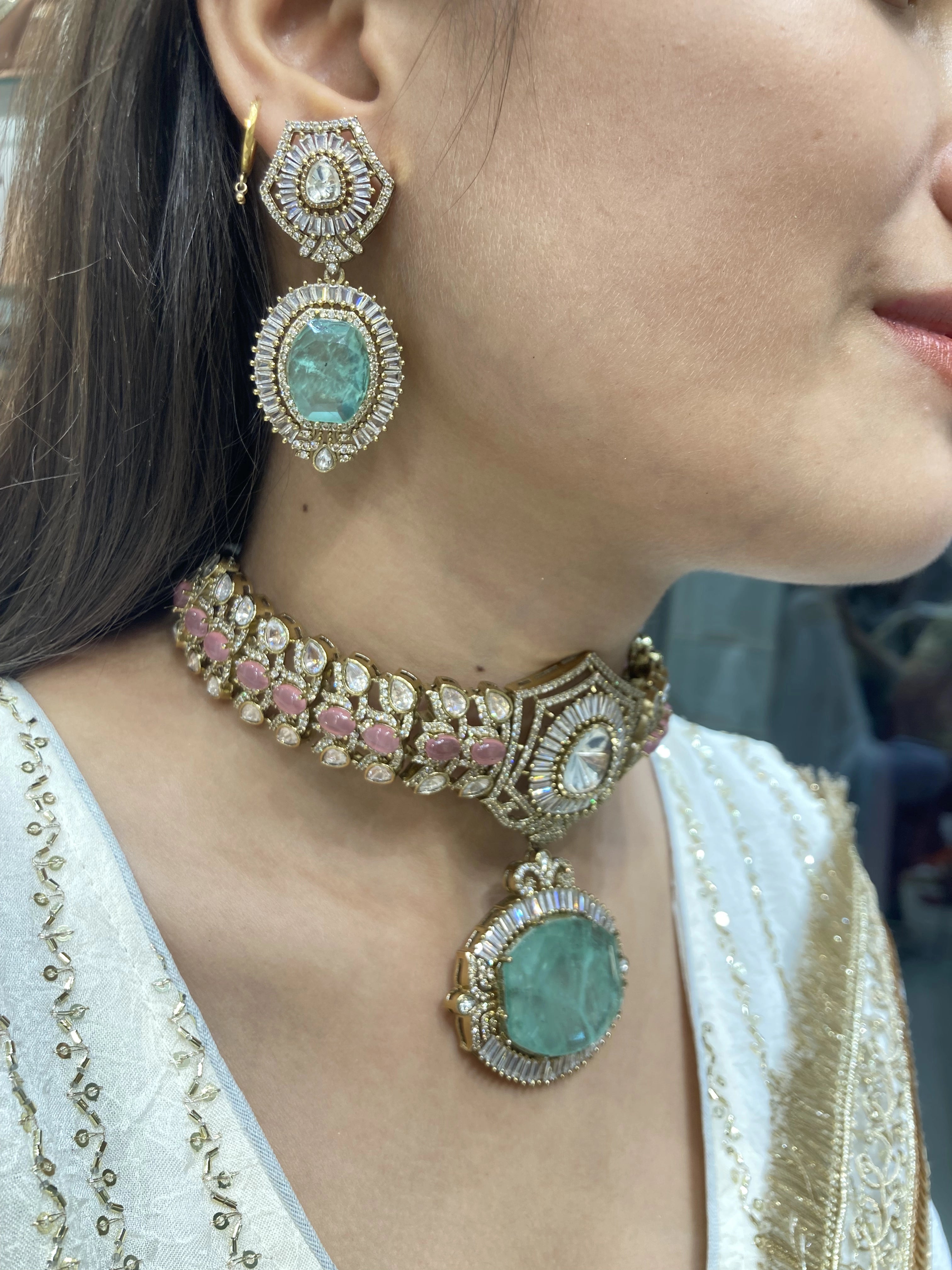 Rooh Gulab Choker Necklace