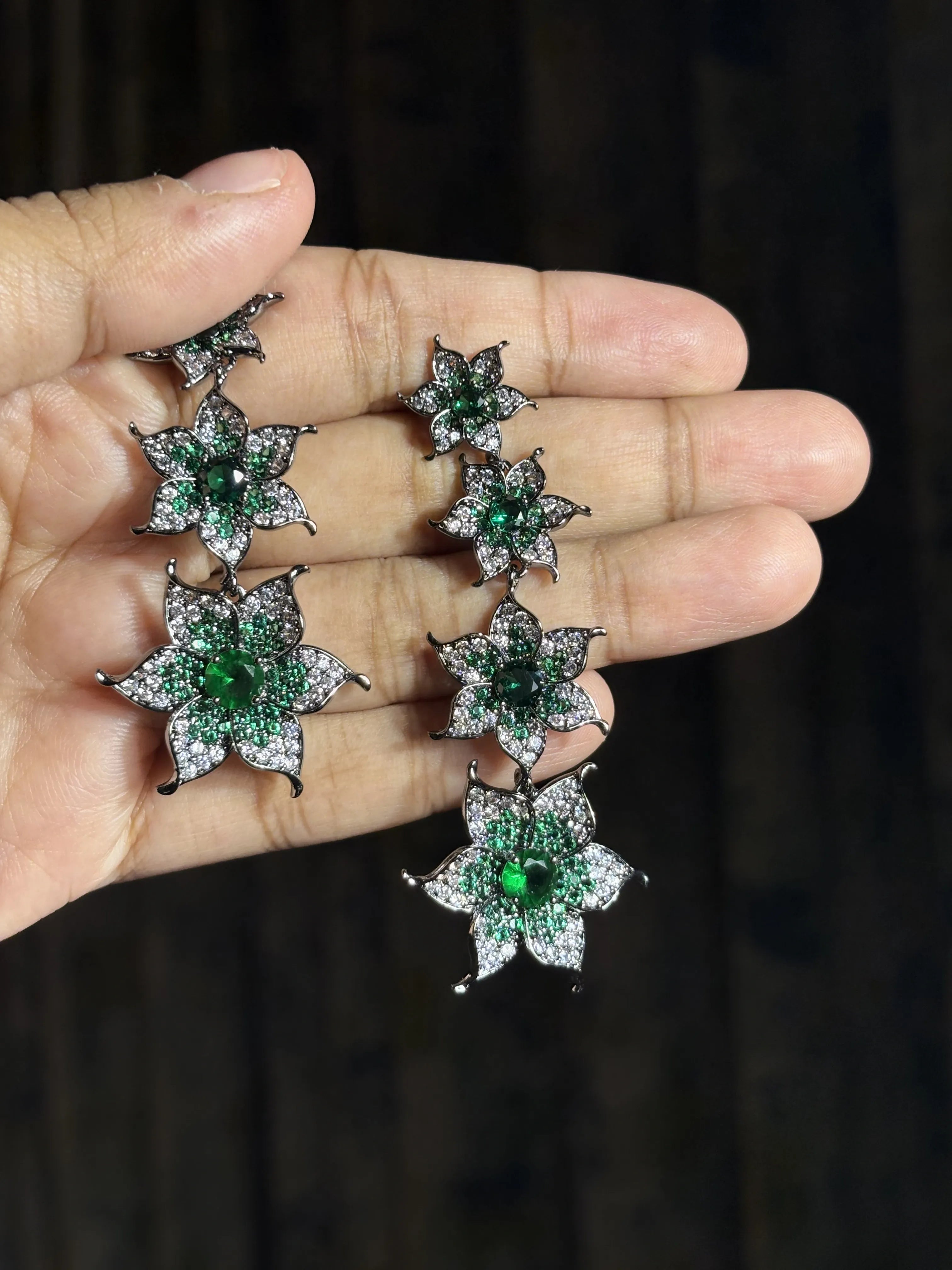 Starry Cascade Danglers