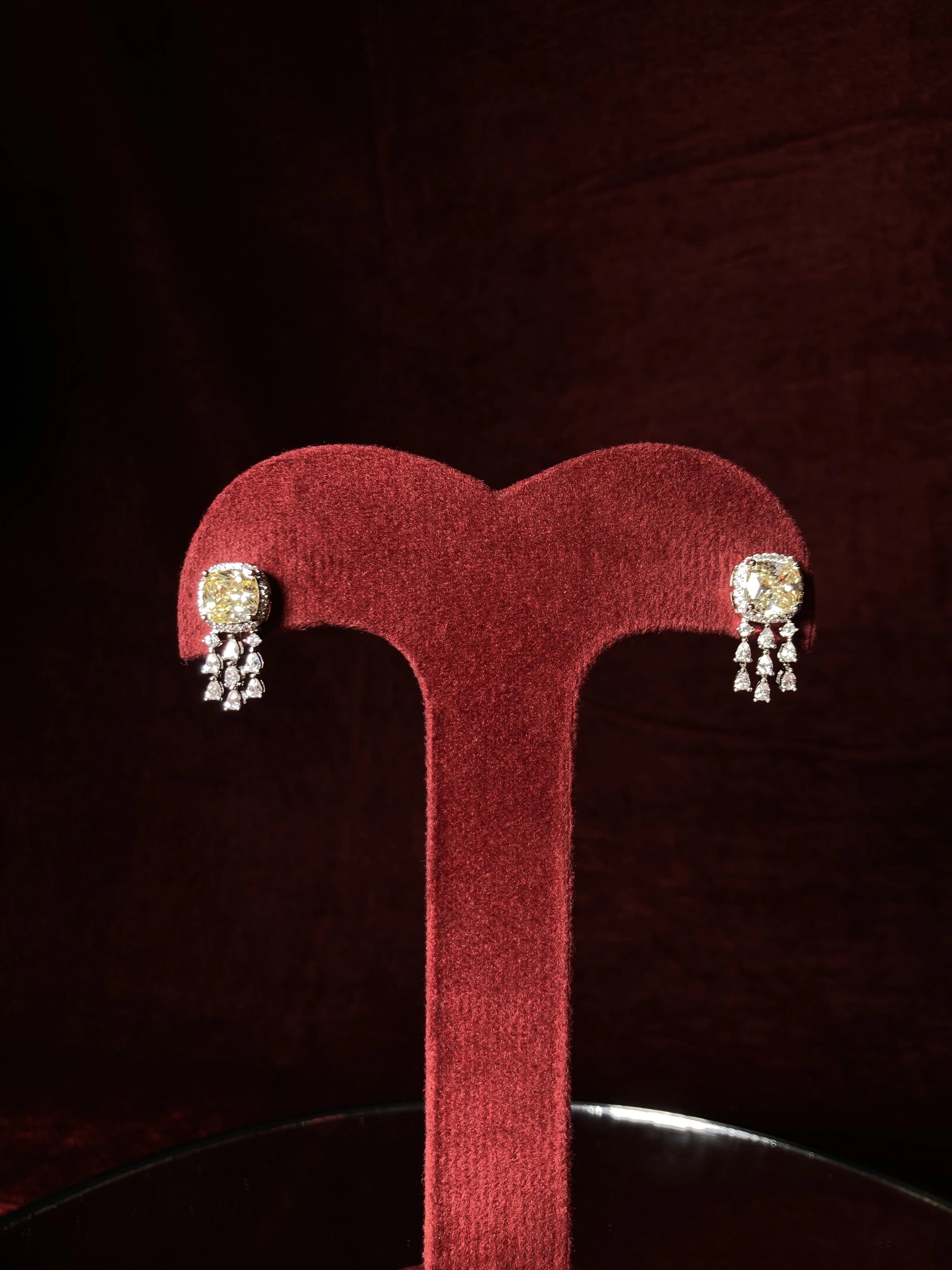 Aurora Rosaline Citrine Pendant Set