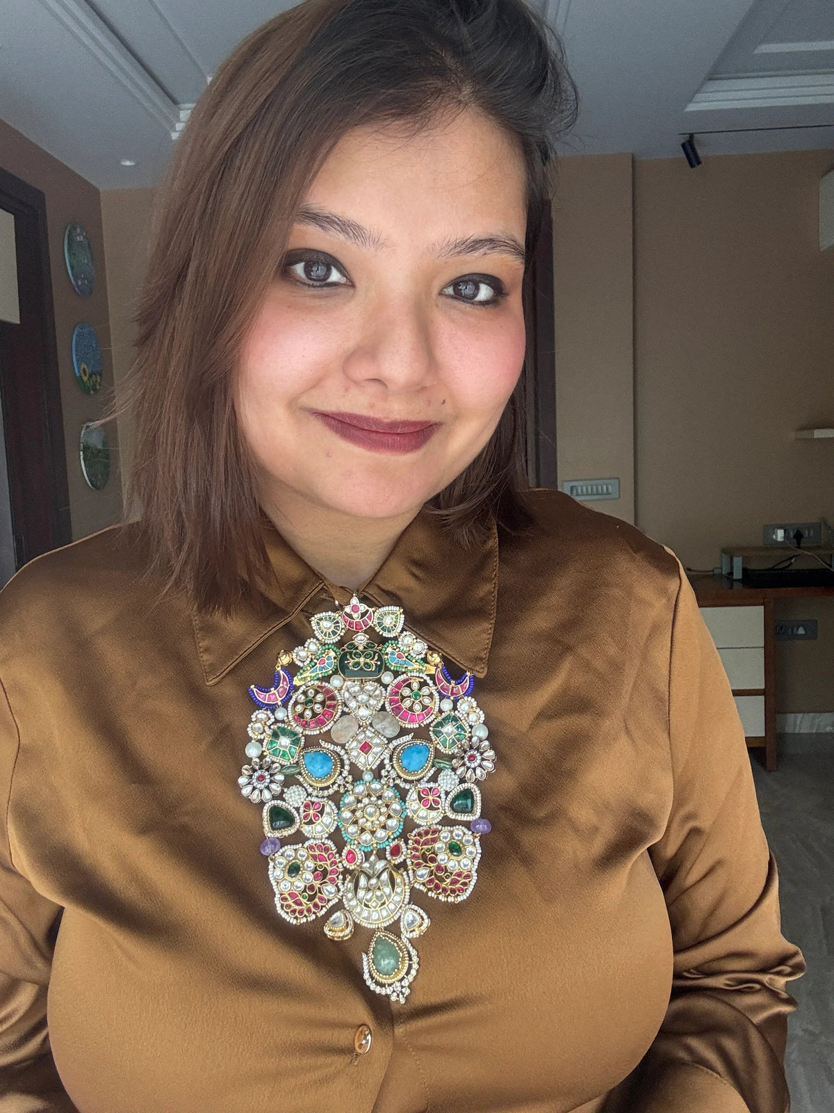 The Empress Brooch and Necklace