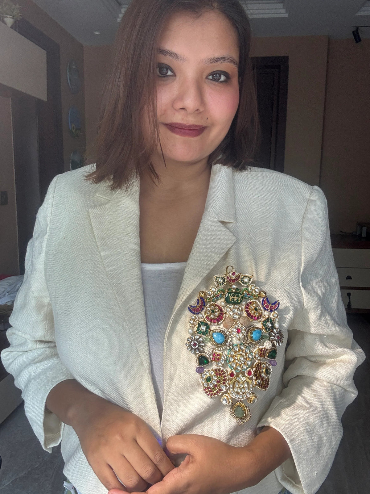The Empress Brooch and Necklace