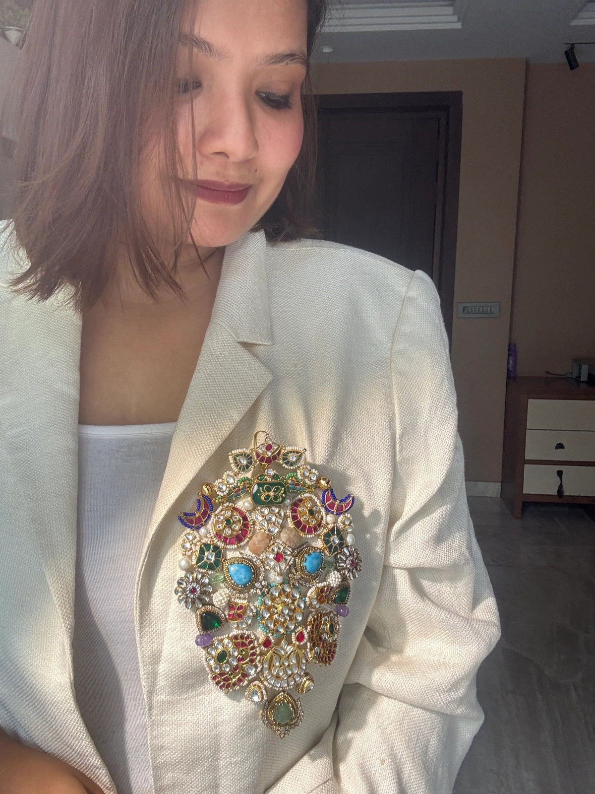 The Empress Brooch and Necklace