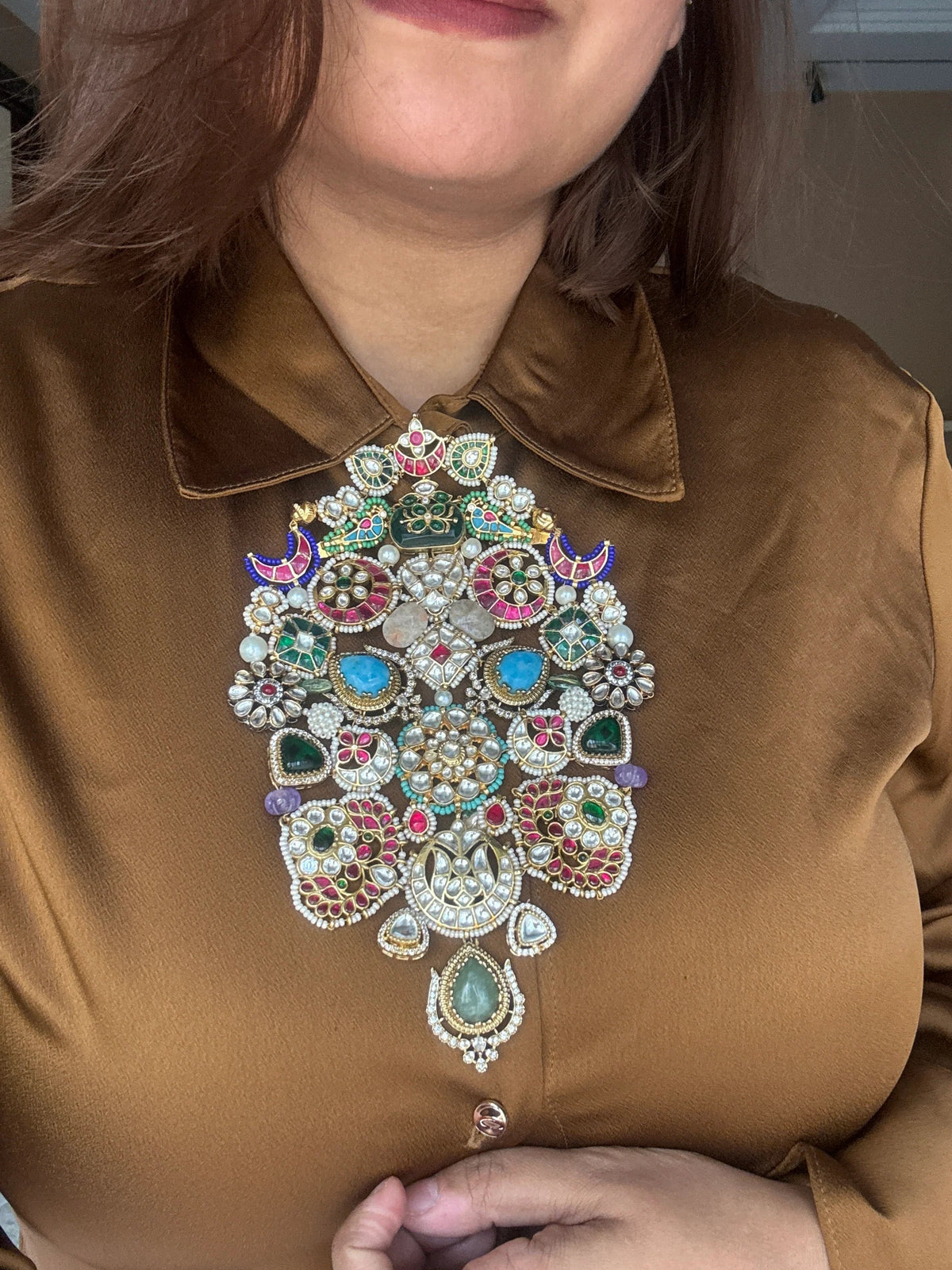 The Empress Brooch and Necklace
