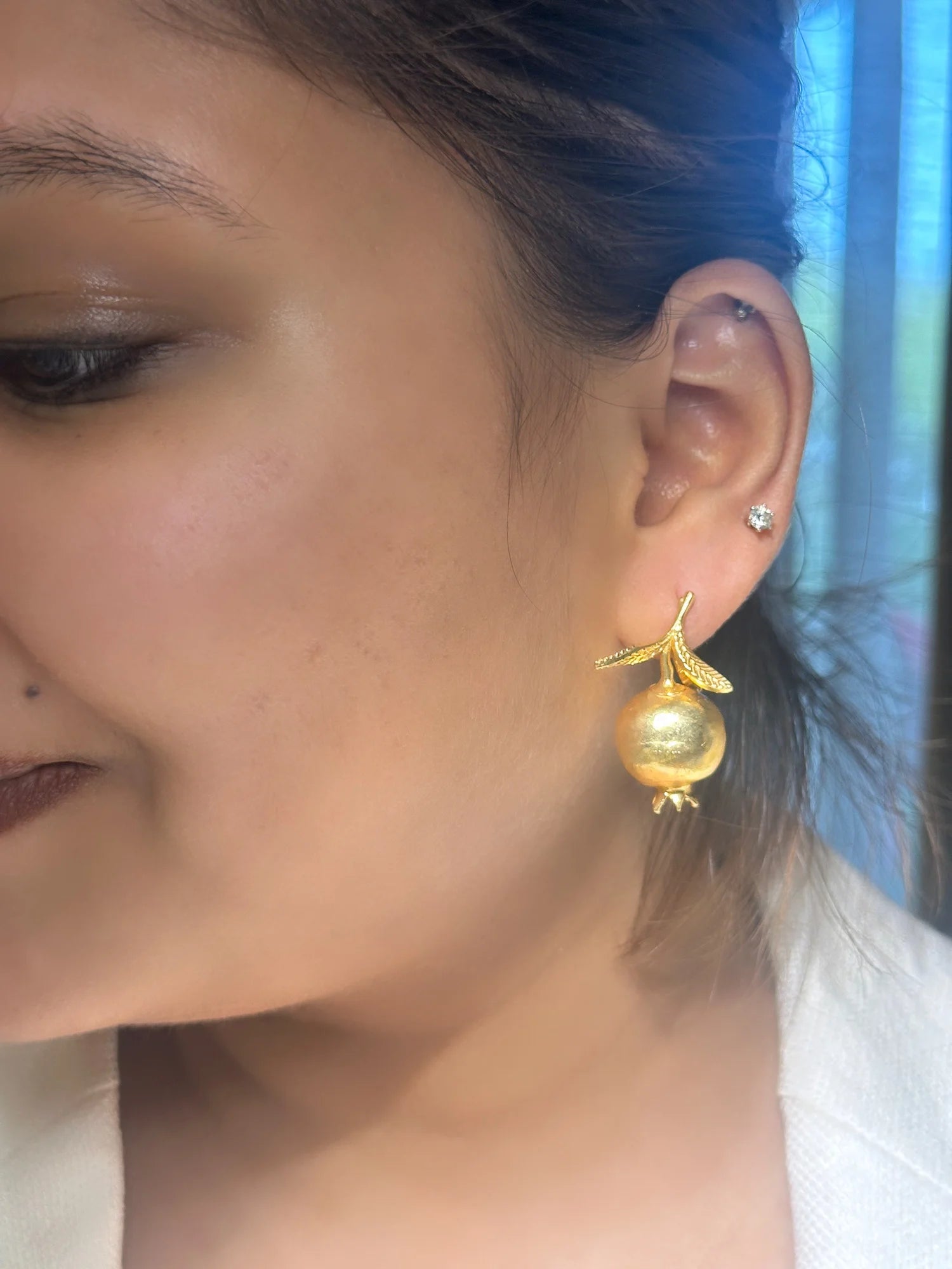 Midas Pomegranate Drop Earrings