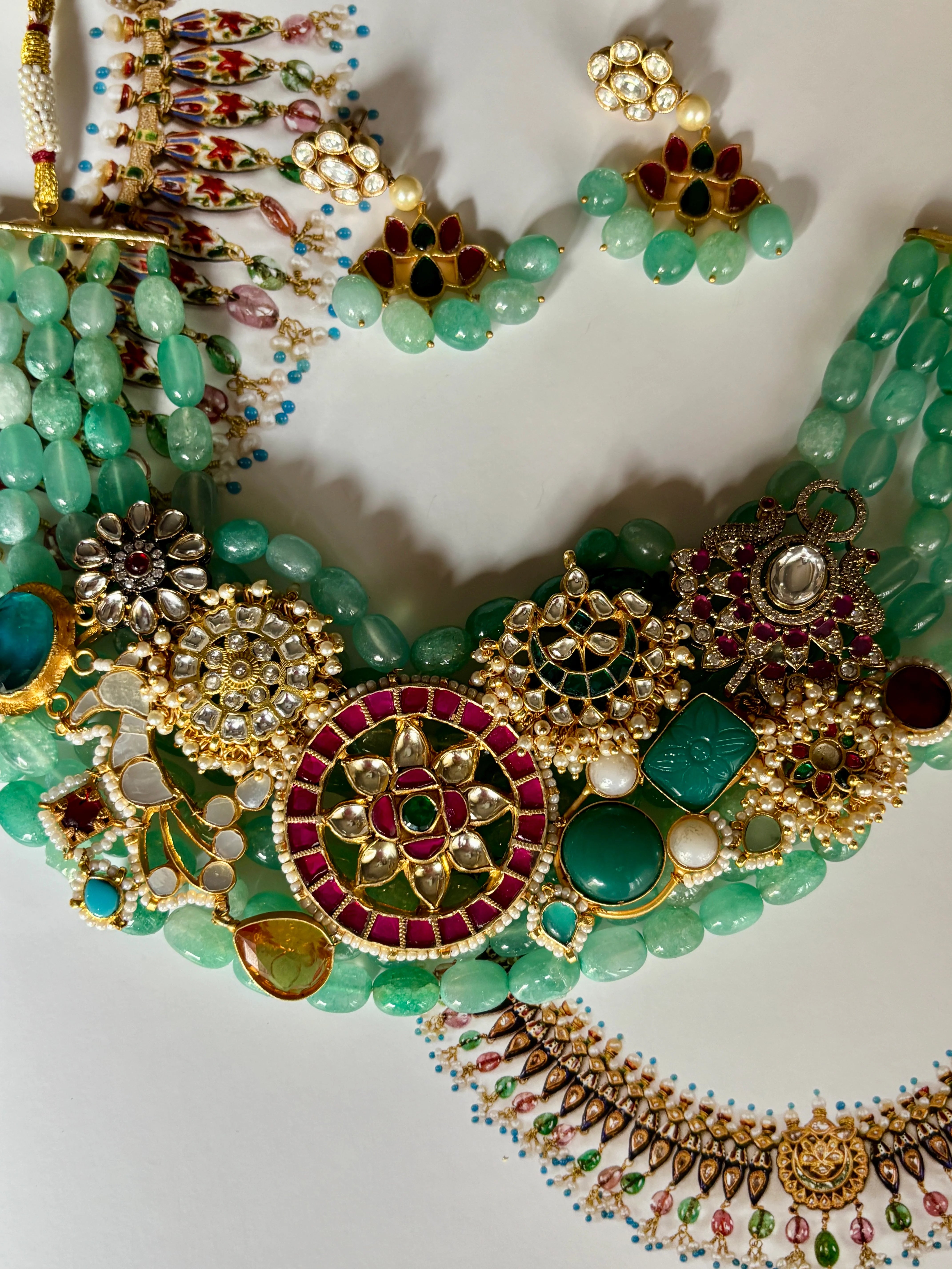 Nazaakat Jade Bridal Necklace