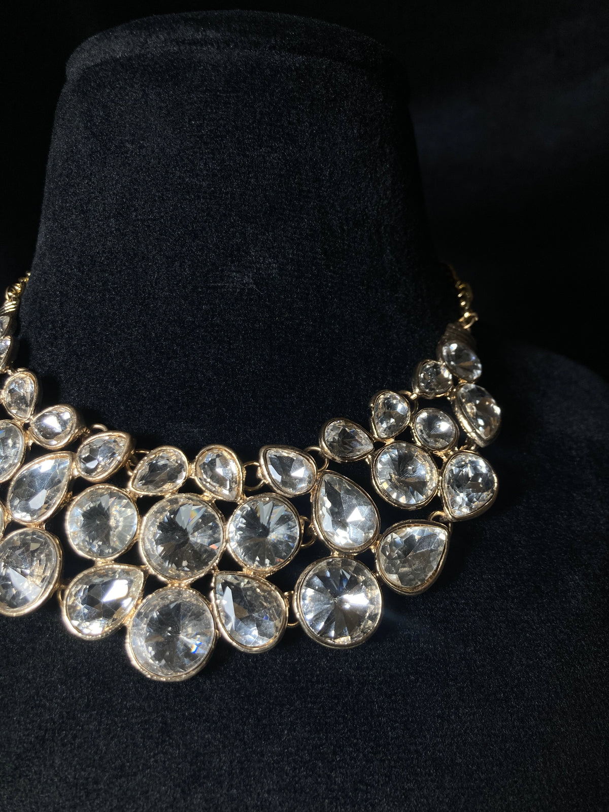 Crystal In Layers Necklace