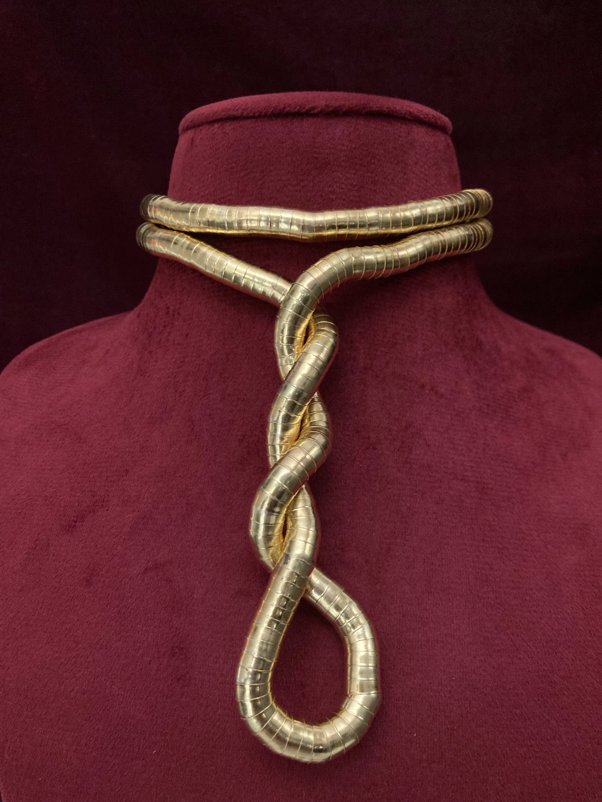 Midas Serpentine Coil Multipurpose Statement necklace