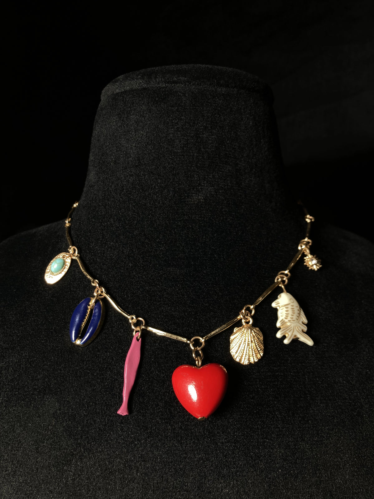 Hearts and Shells Necklace