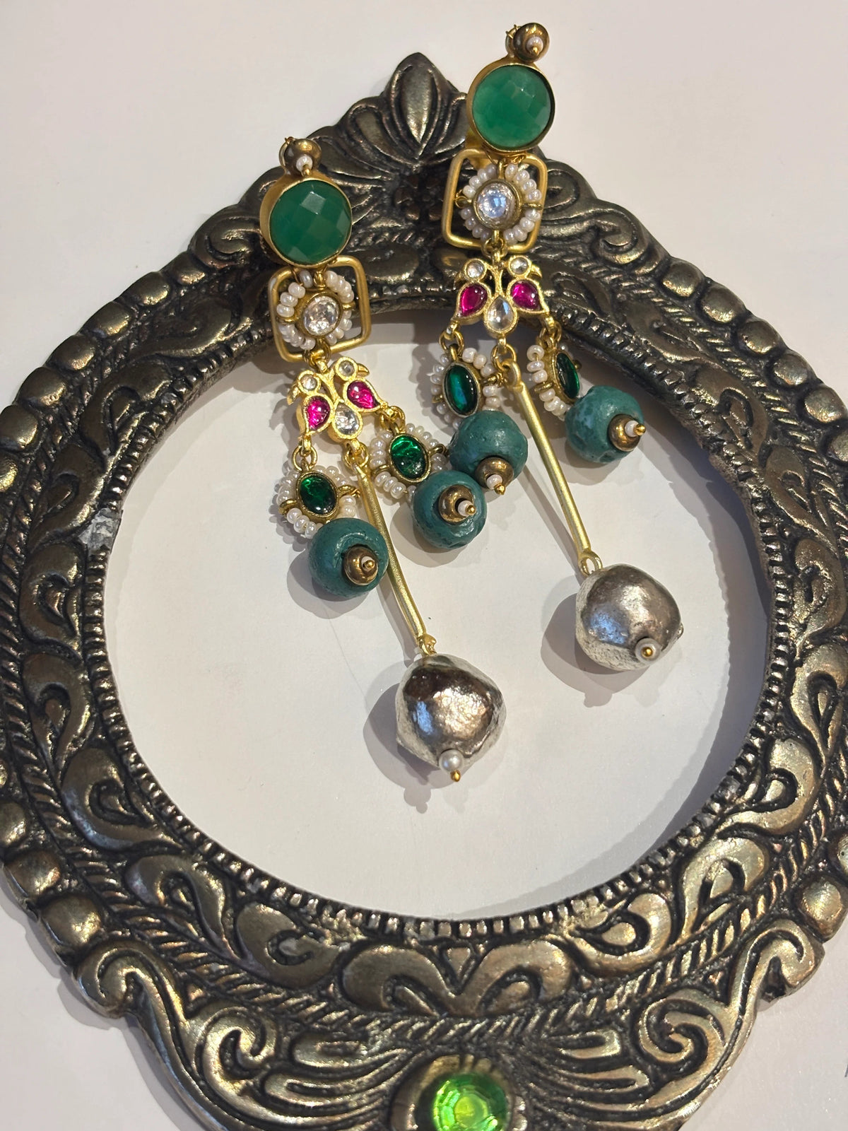 The Silver Orb Earring