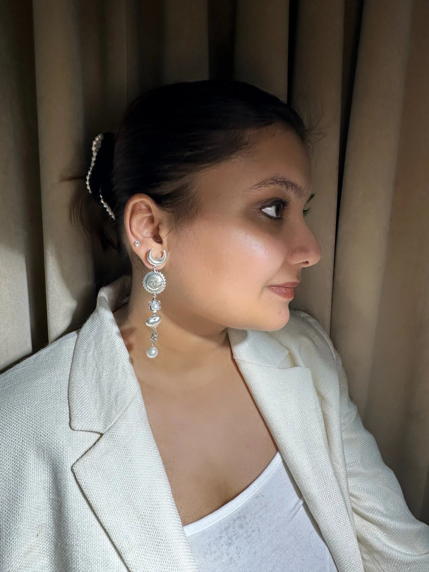 Noor-e-Aftab Celestial Earrings