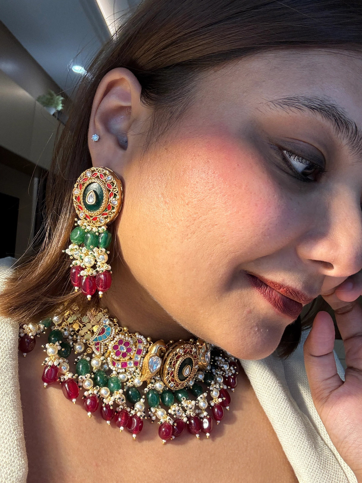 Naqqashi Multicolor Necklace