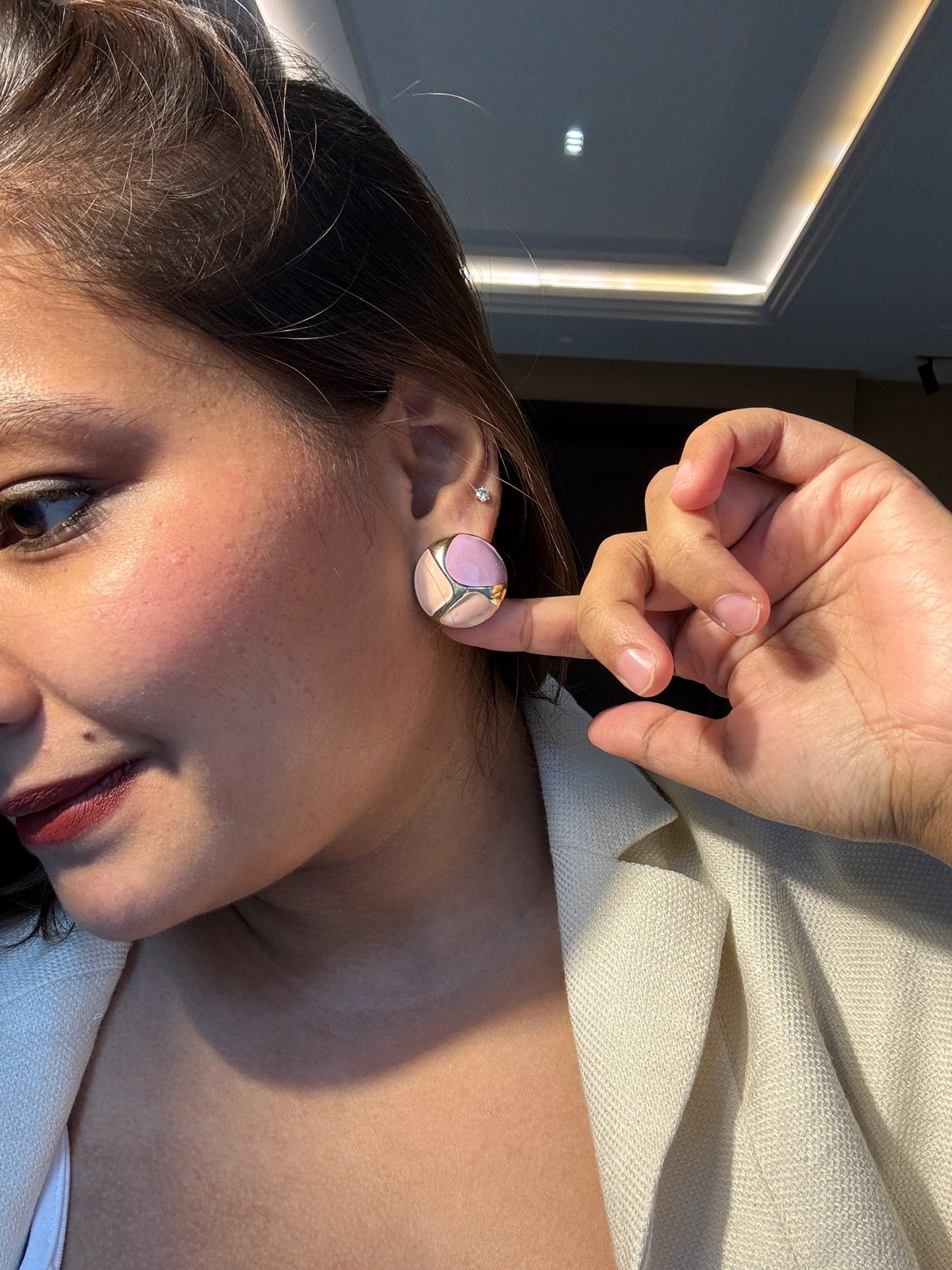 Lavender love Studs