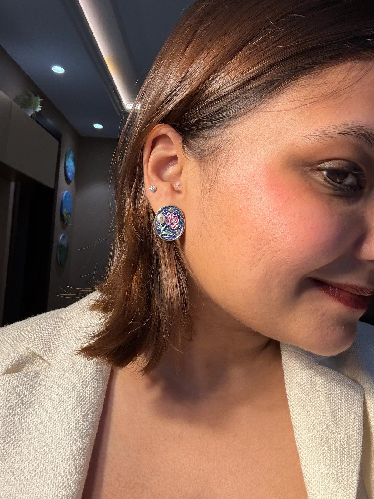 Victorian Rose Stud
