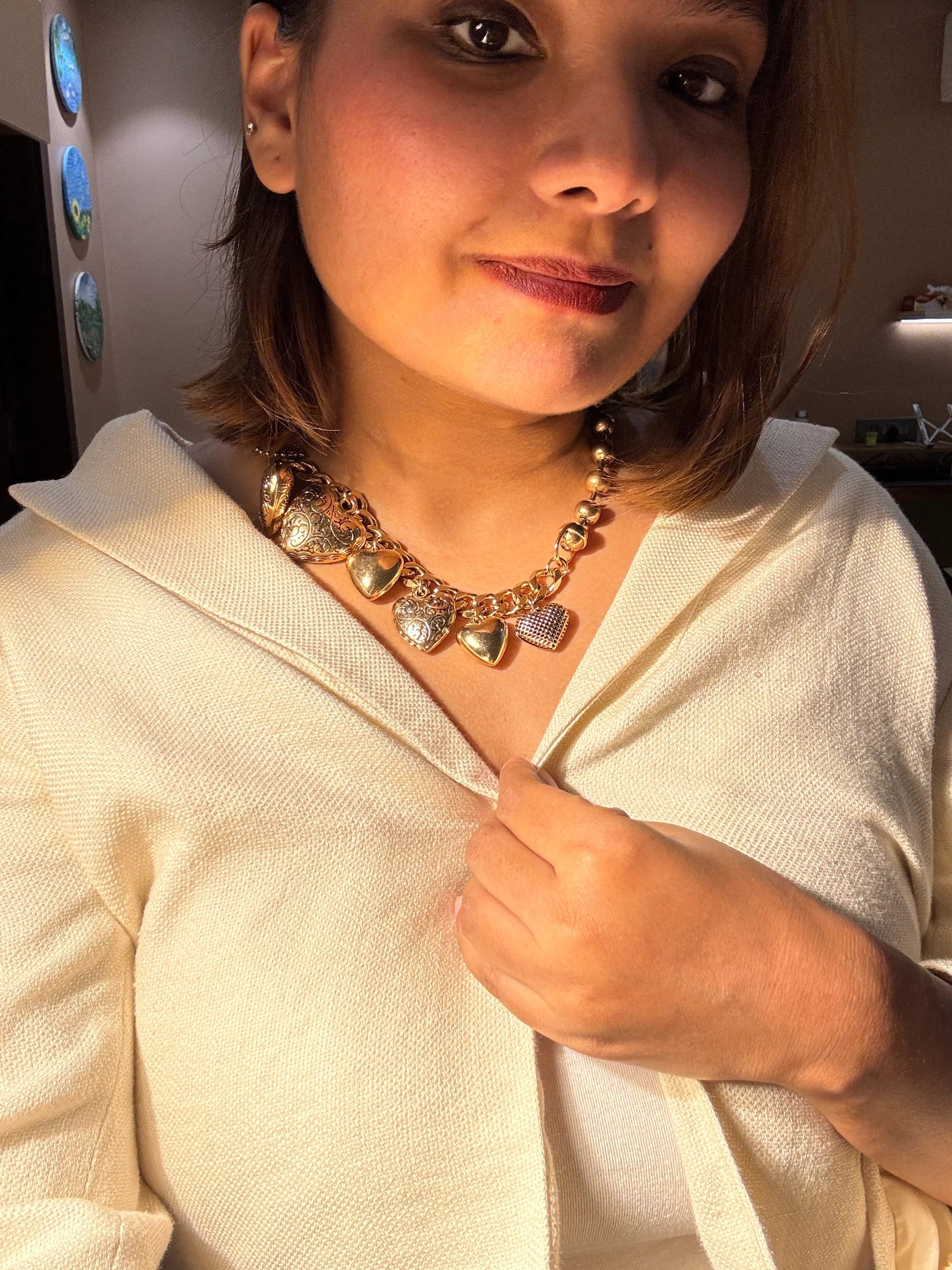 Golden Heart Necklace