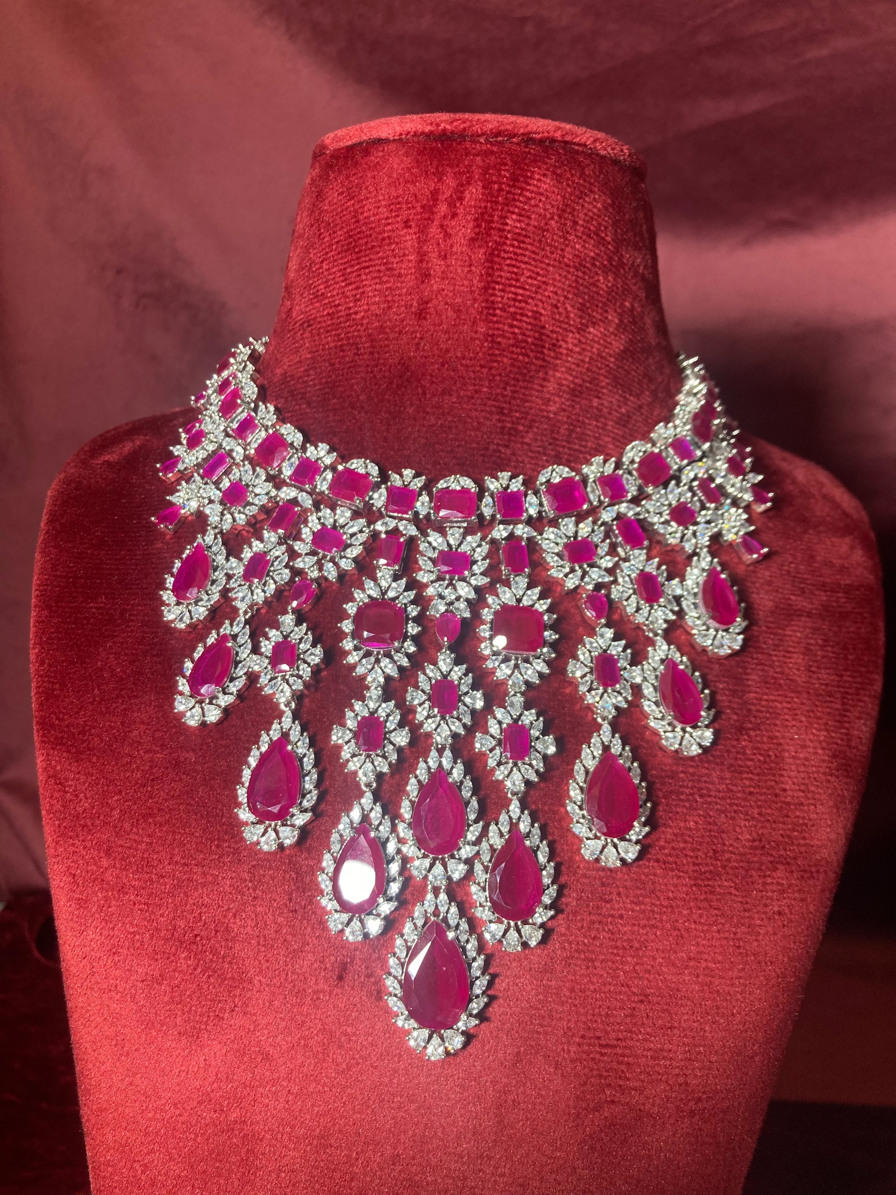 Royale Bloom Ruby Necklace