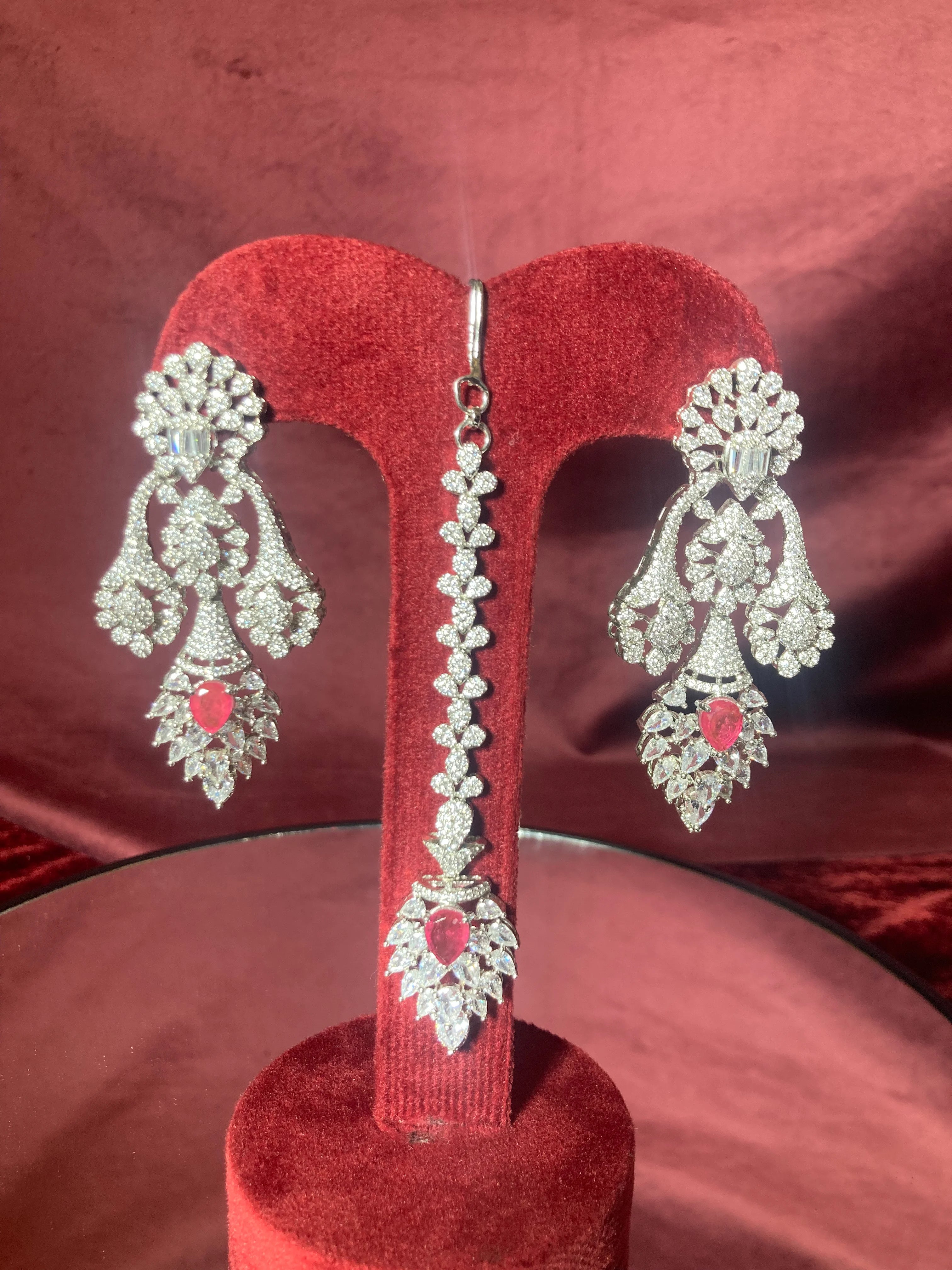 Opalina Diamond Ruby Necklace