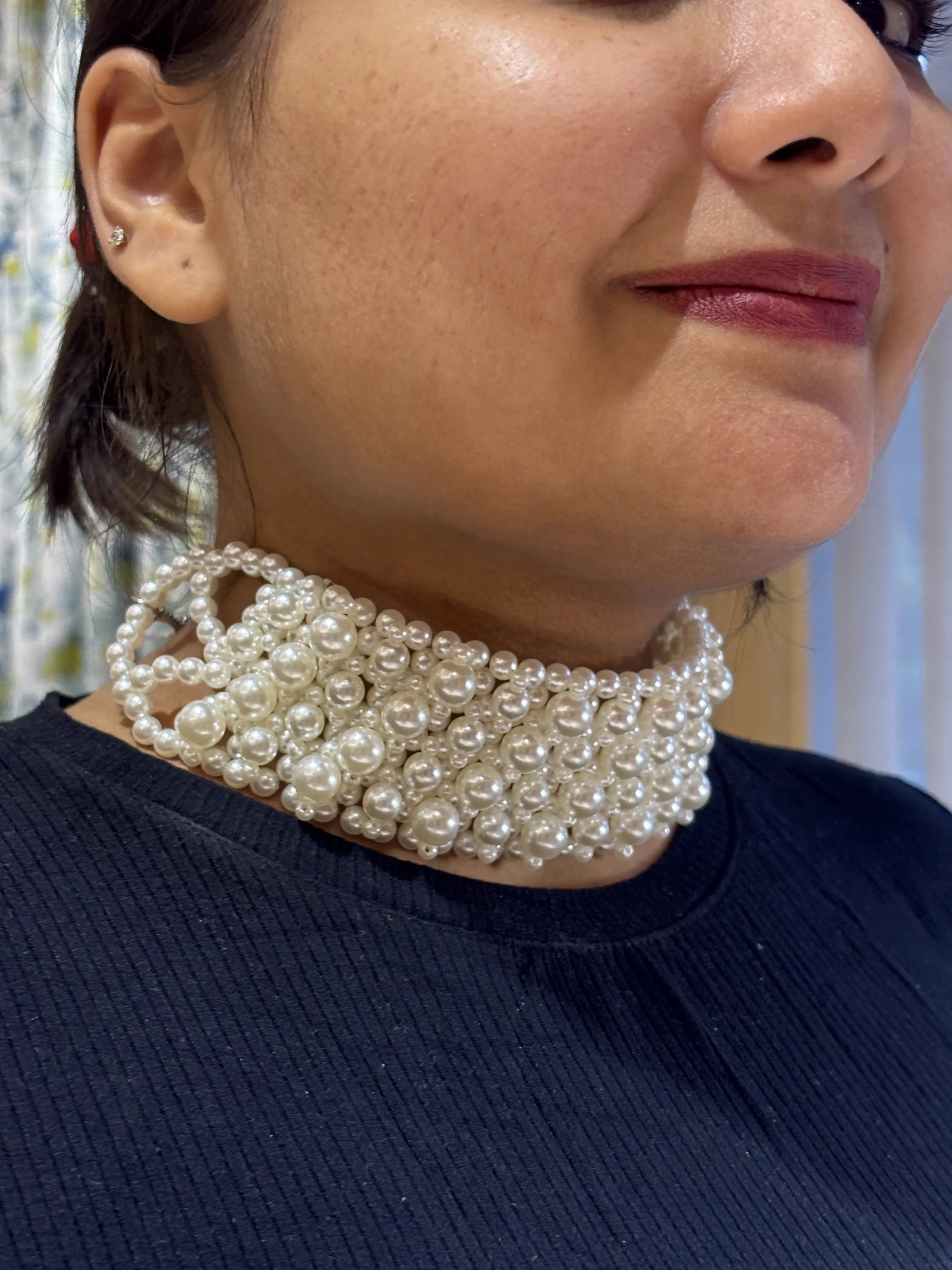 Hepburn Mother Of Pearls Choker