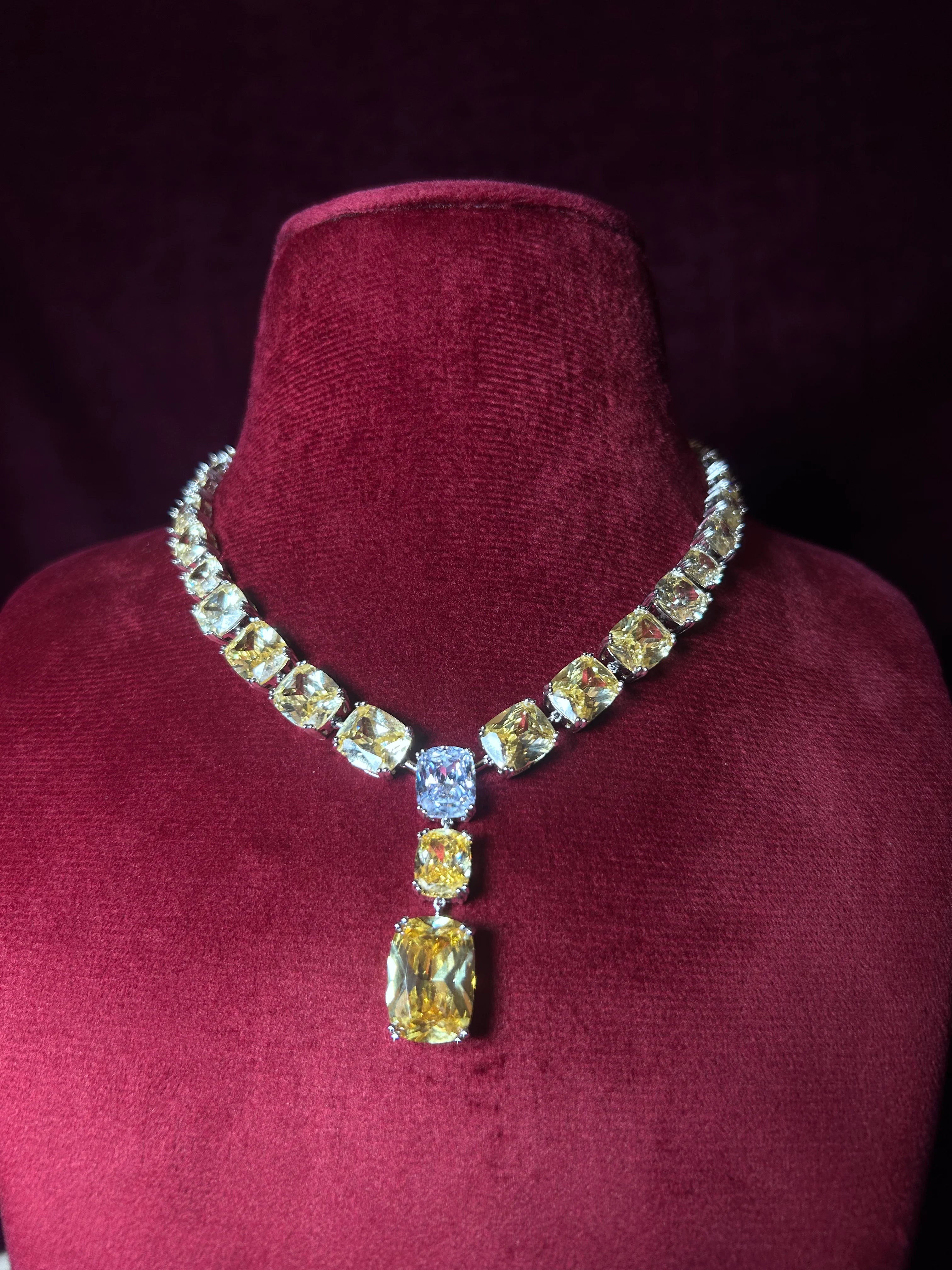 Aurora Muse Citrine Necklace Set