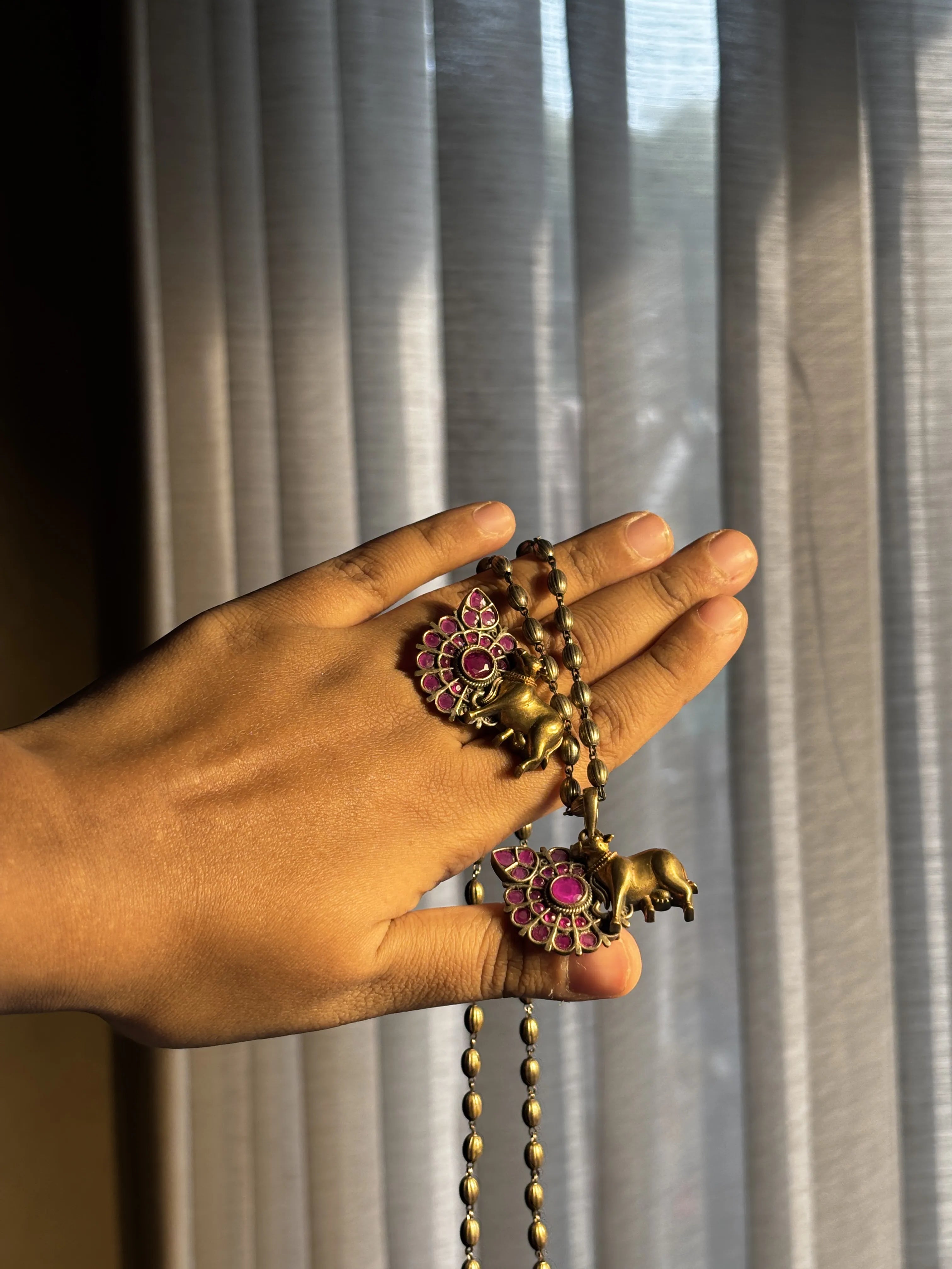 Noori Pendant and Ring