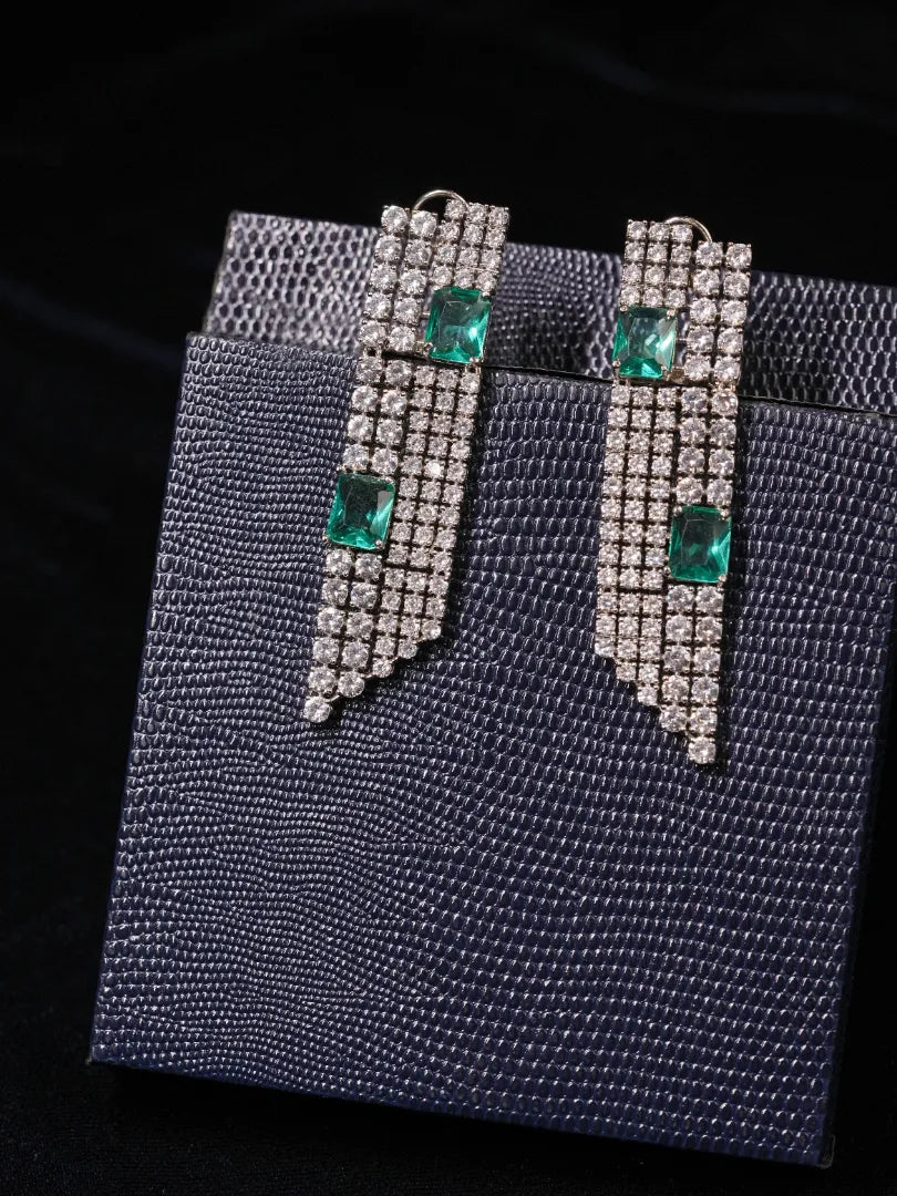 Aqua Ripple Danglers