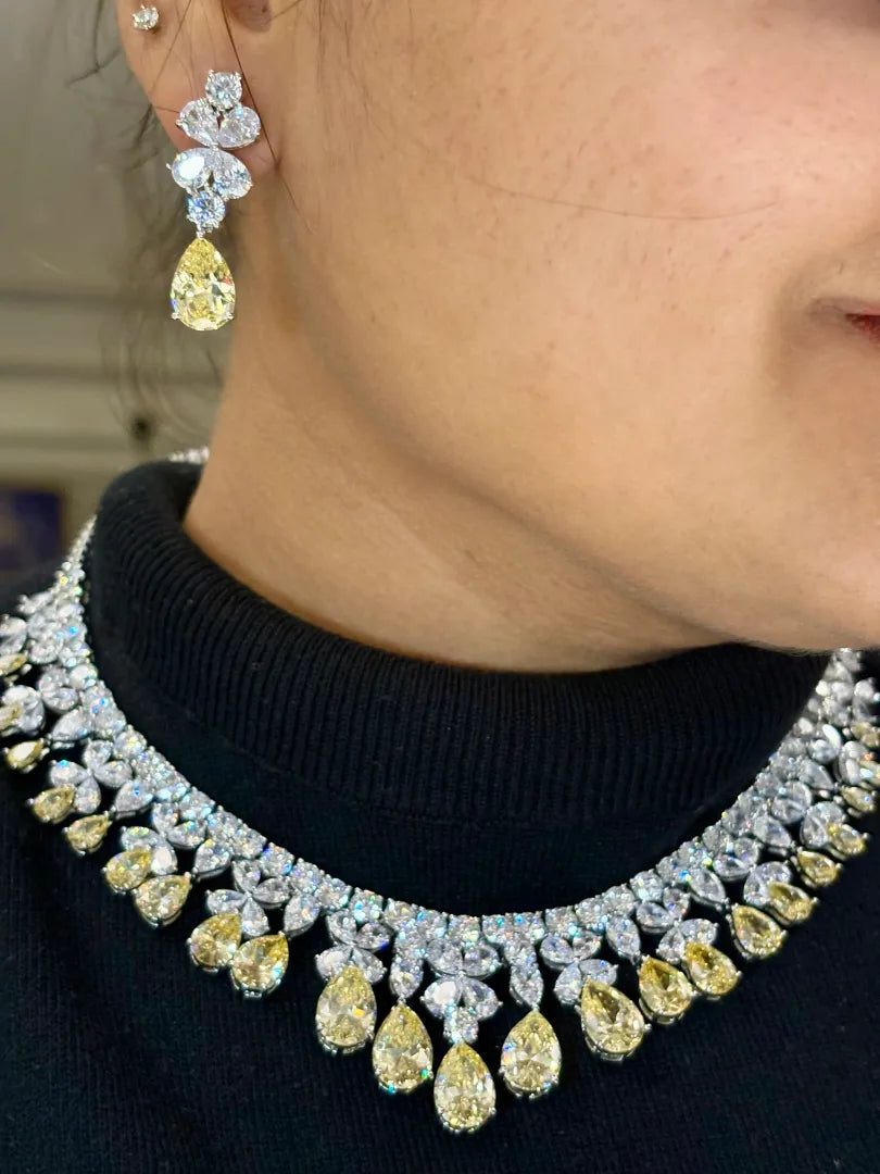 Aurora Citrine Dream Necklace Set