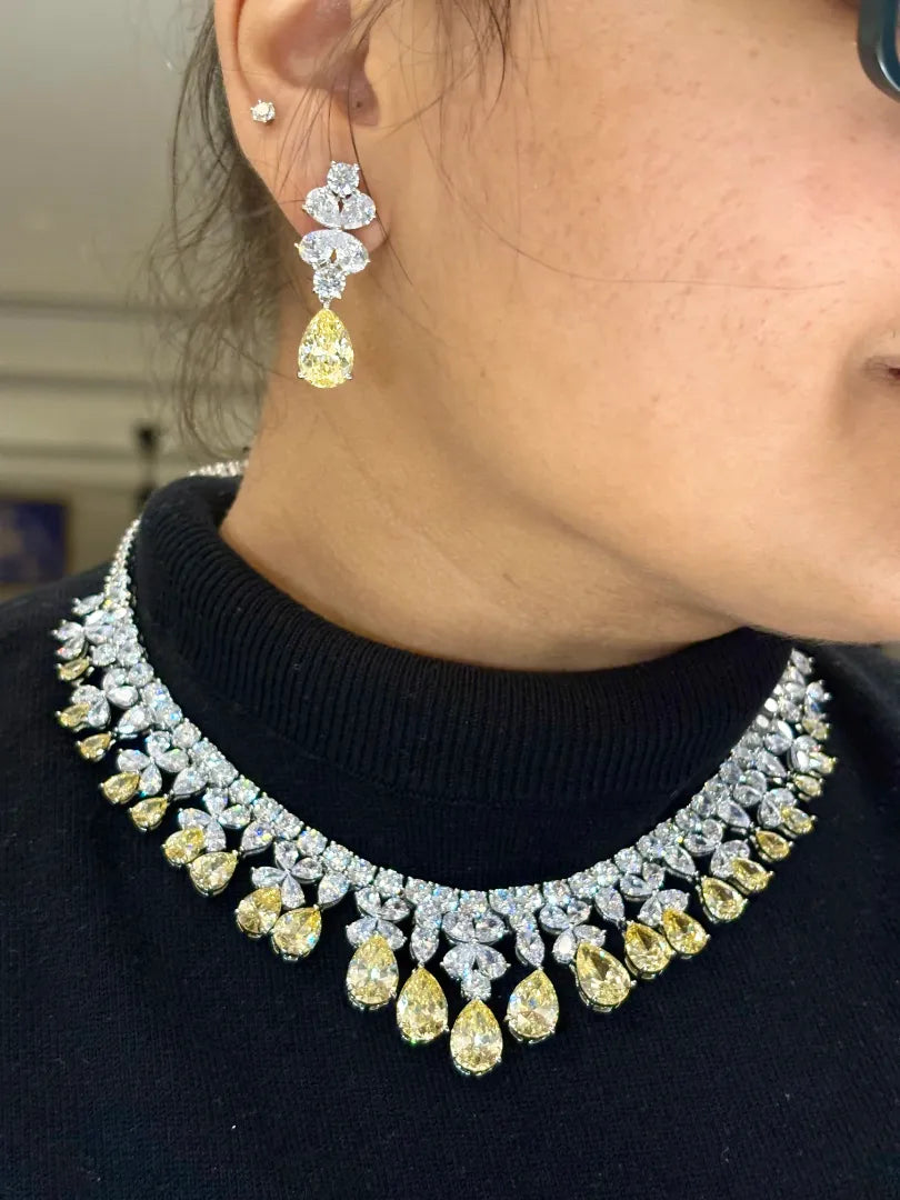 Aurora Citrine Dream Necklace Set